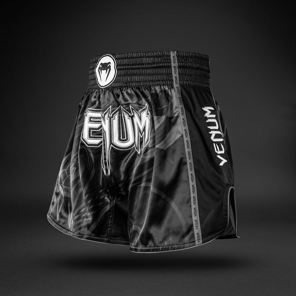 Venum Crimson Viper 2.0 Muay Thai Shorts - Black/Grey