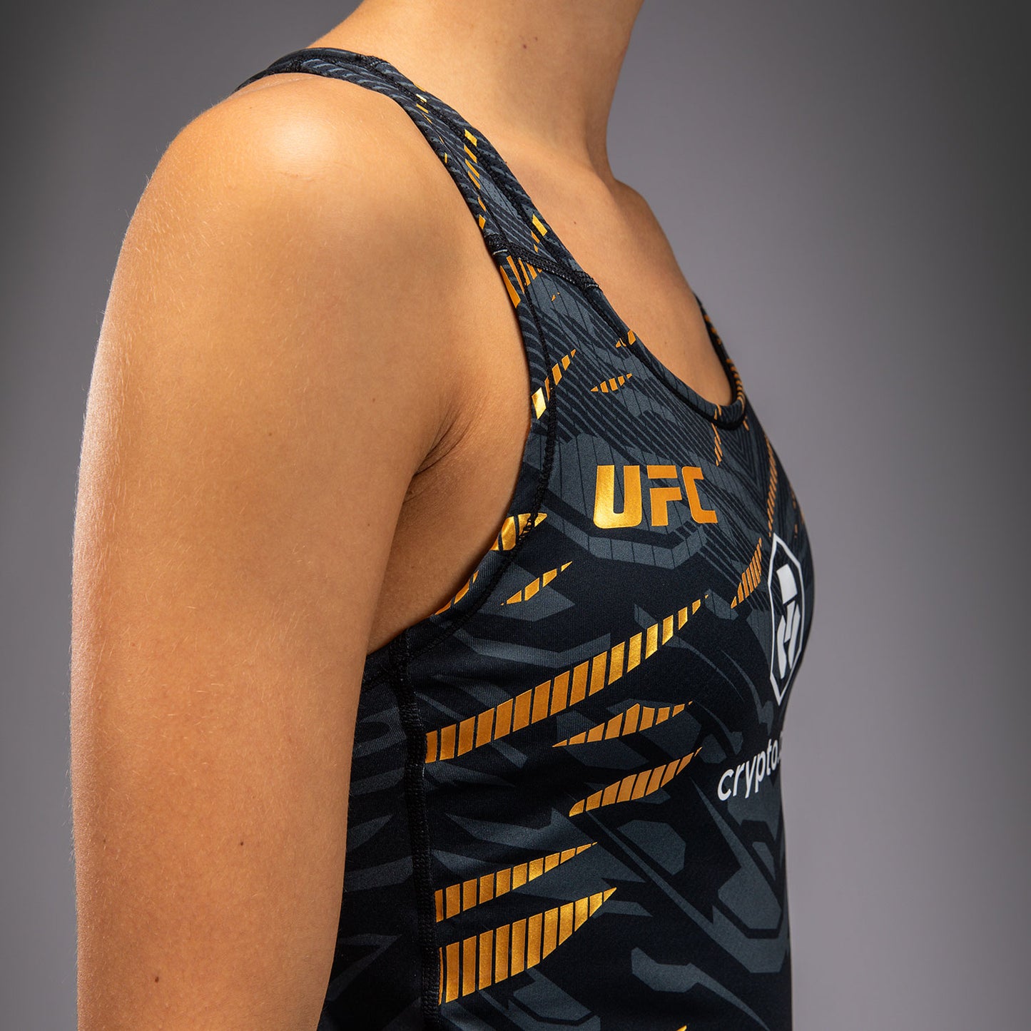UFC Fusion by Venum Authentic Fight Night Women’s Fitted Tank With Shelf Bra - Champion