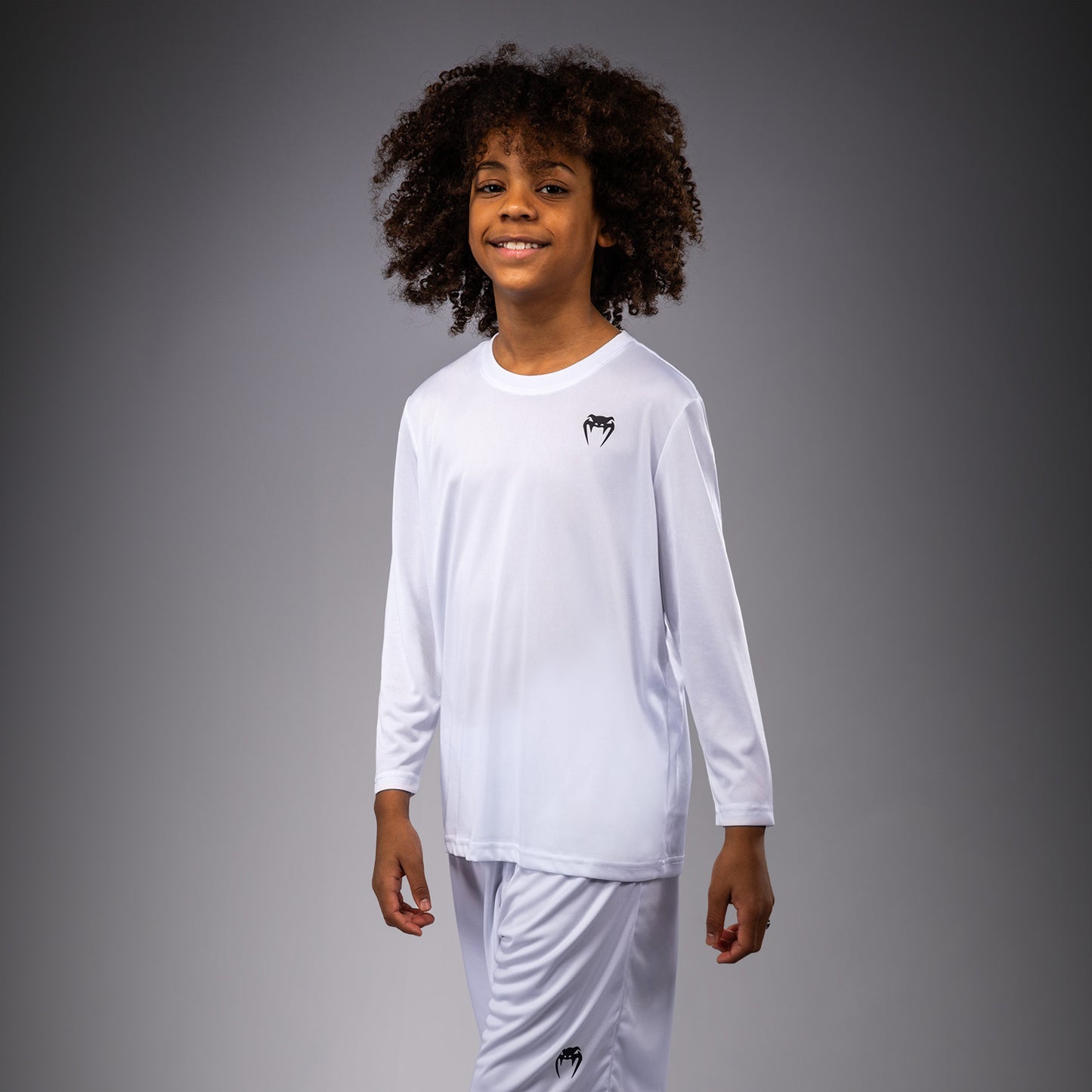 Venum Lineup Youth Performance Long Sleeve T-Shirt - Red/White