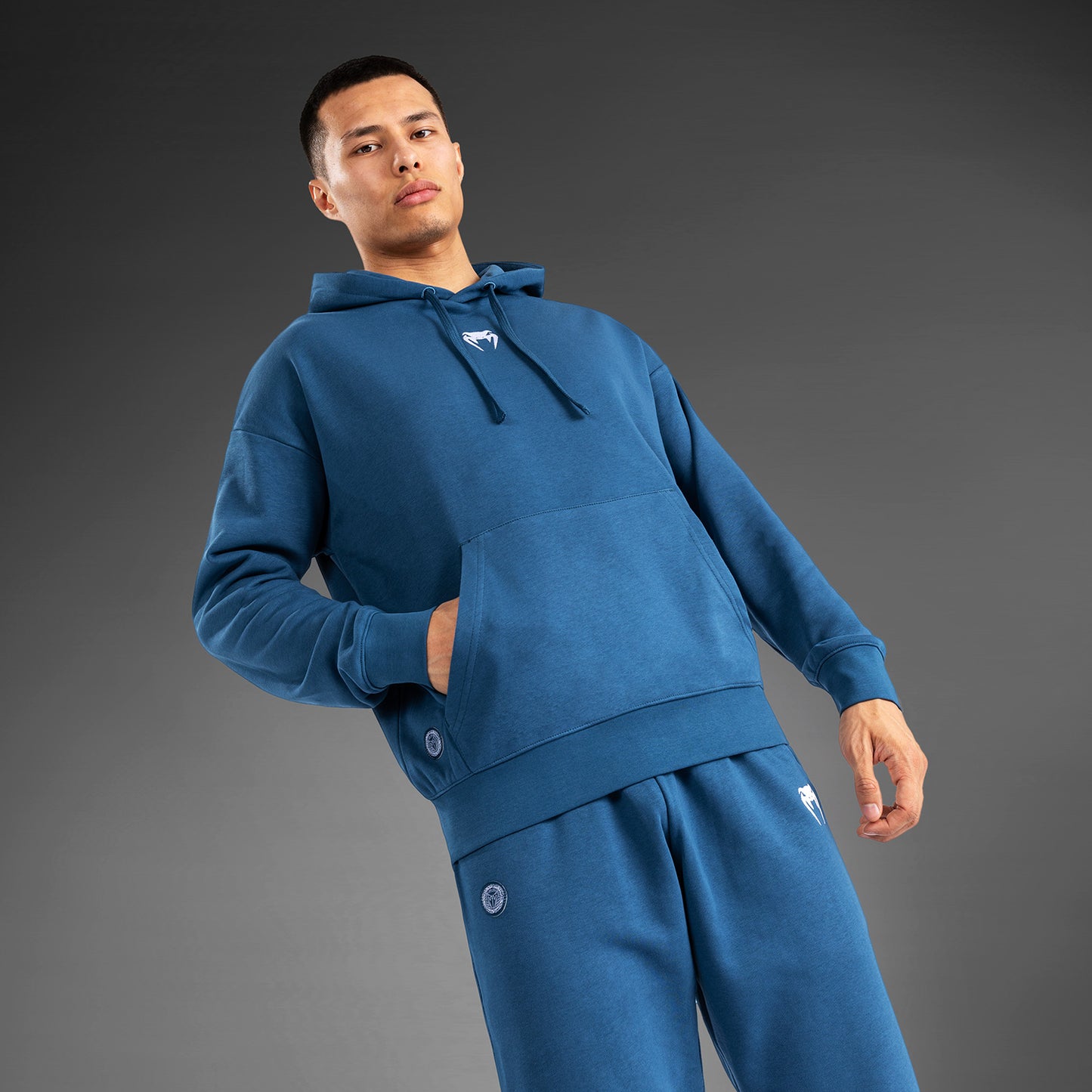 Venum Vortex XL Men's Hoodie - Navy Blue