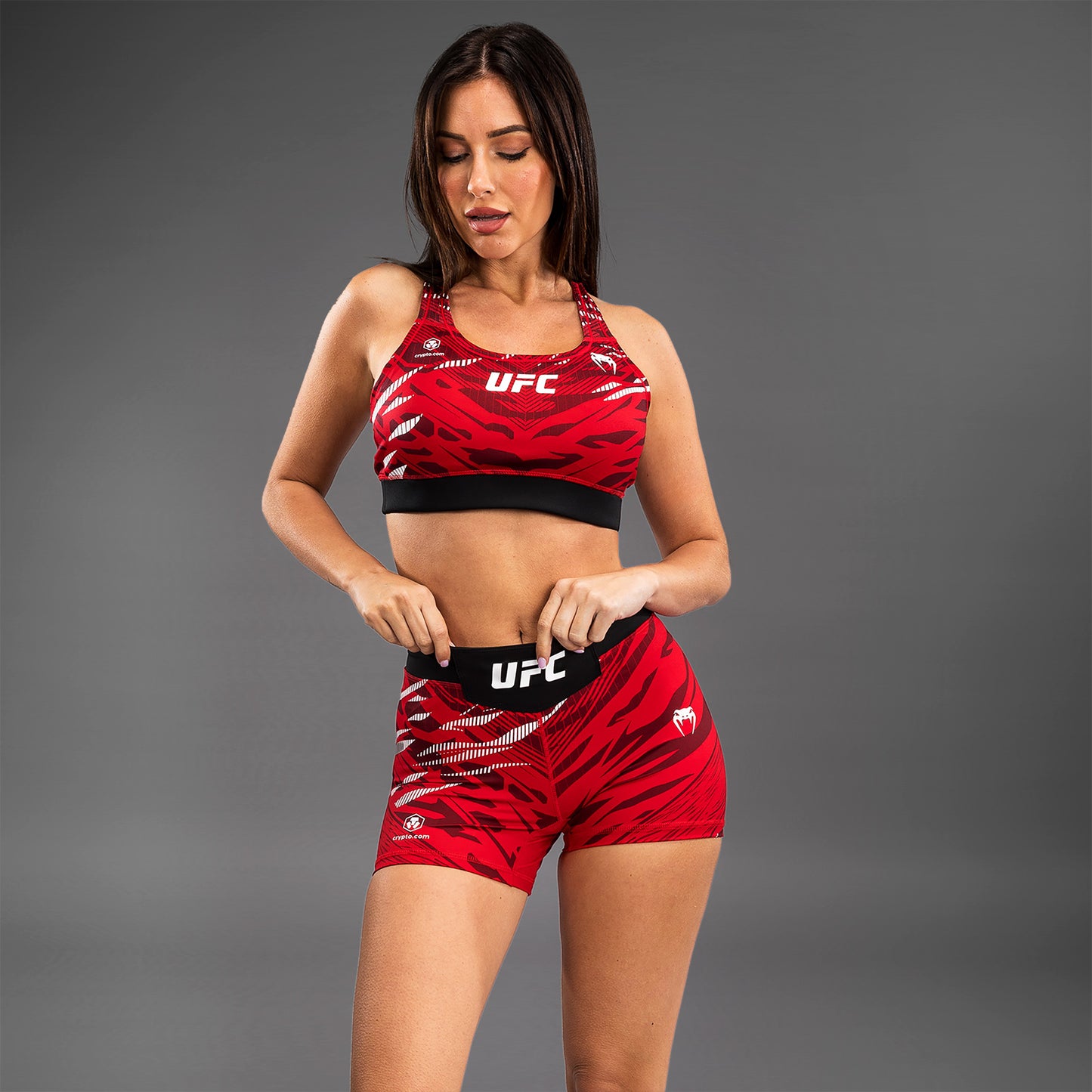 UFC Fusion by Venum Authentic Fight Night Women’s Vale Tudo Short - Short Fit - Red