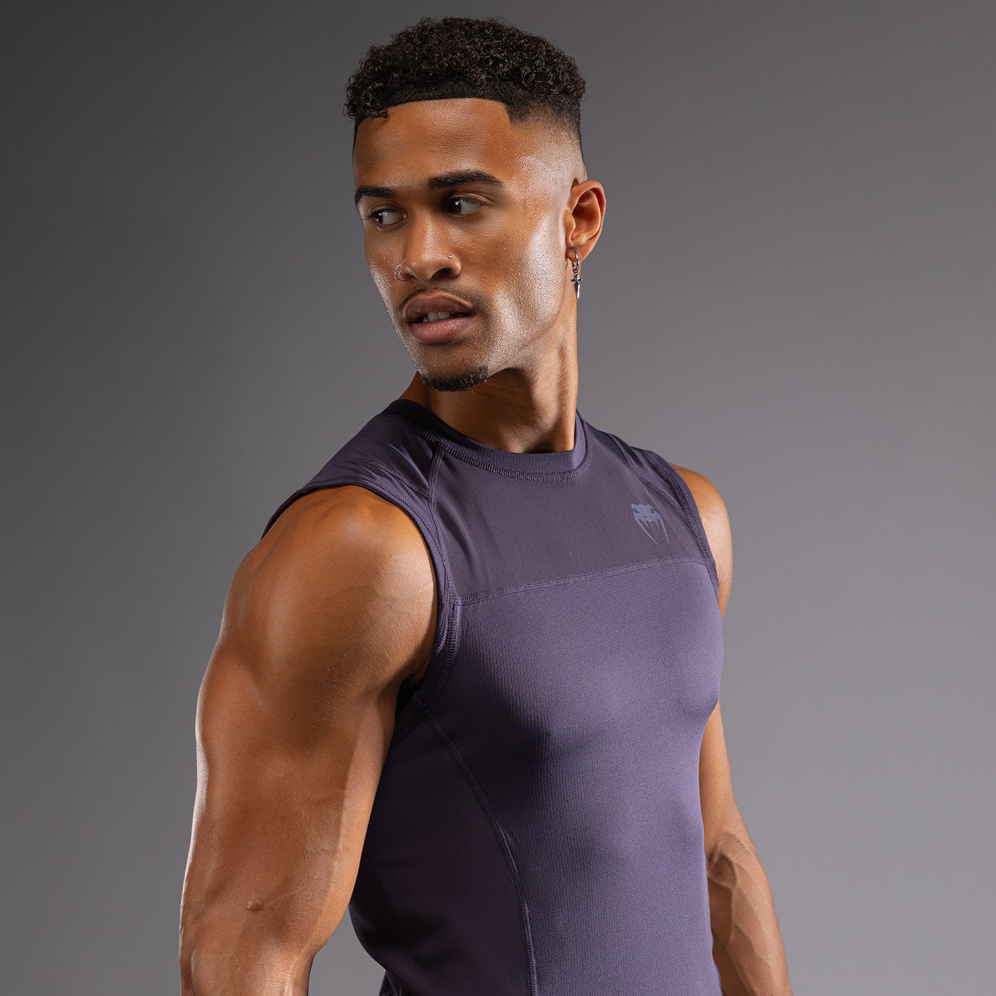 Venum G-Fit Air Men's Sleeveless Rashguard - Deep Purple
