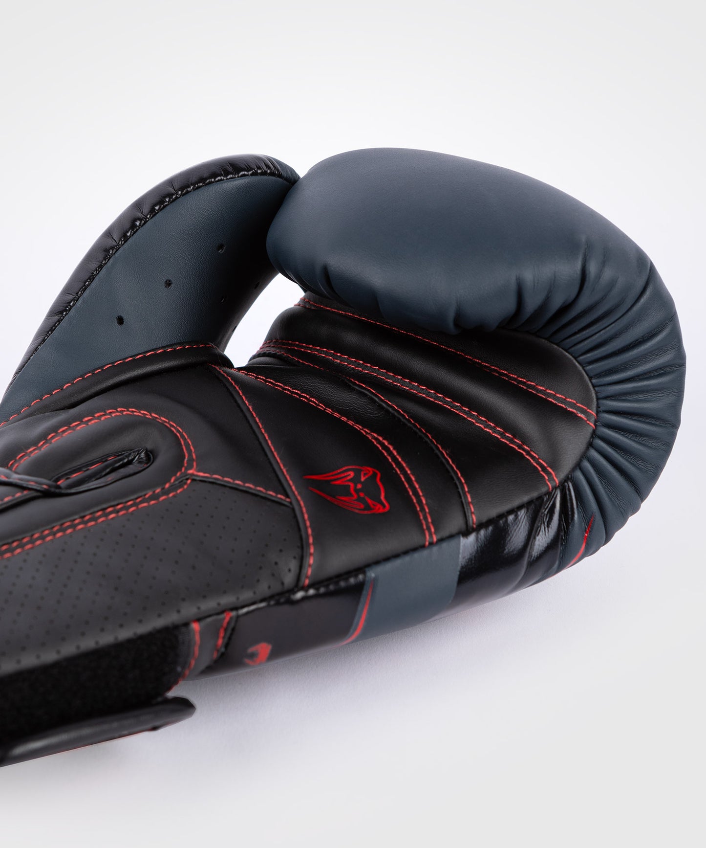 Venum Elite Evo Boxing Gloves - Navy/Black/Red