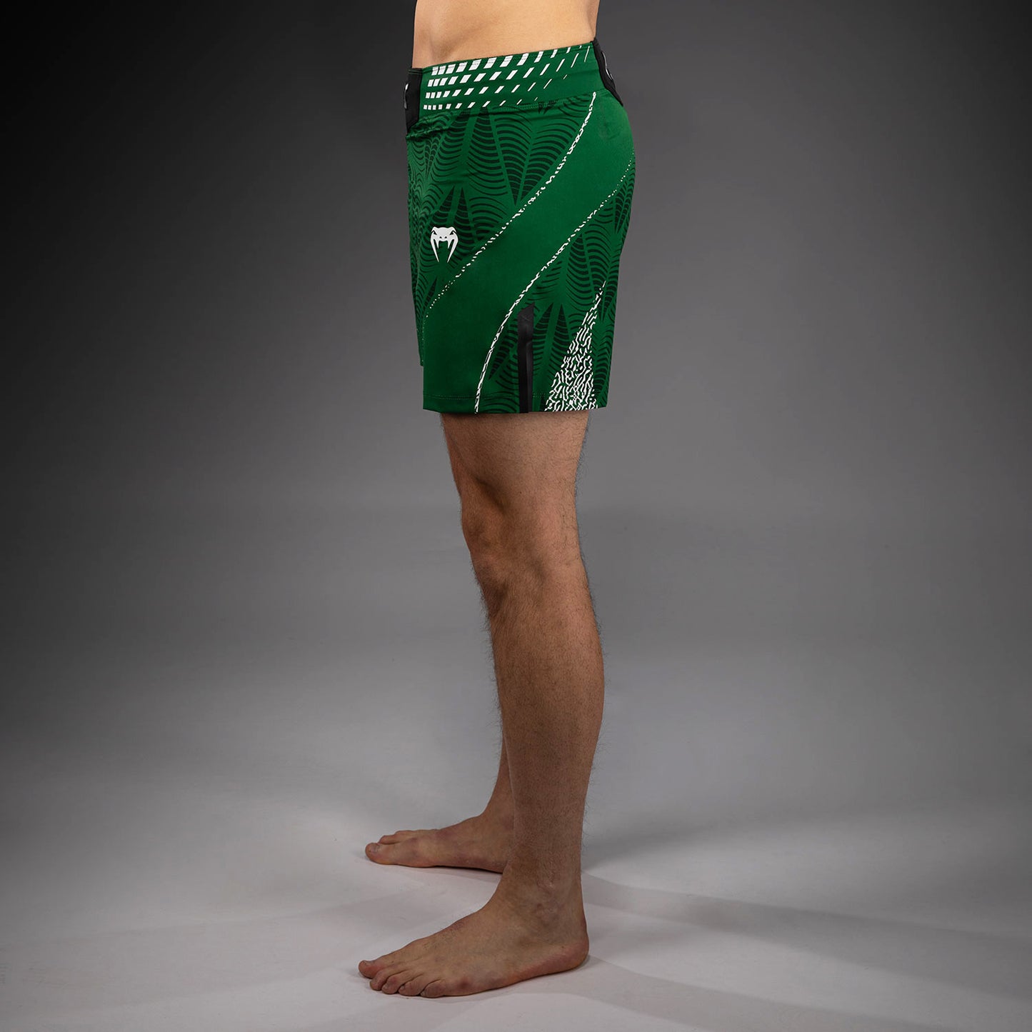 Men's UFC Zenith by Venum Green Authentic Fight Night Short Fit Fight Short