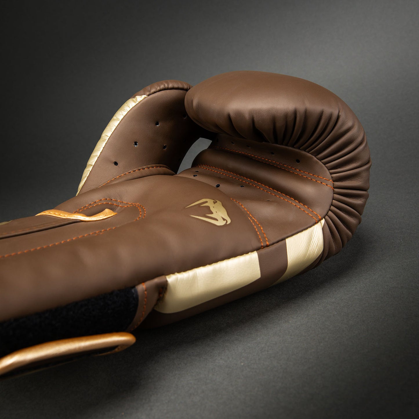 Venum Elite Boxing Gloves - Dark Brown