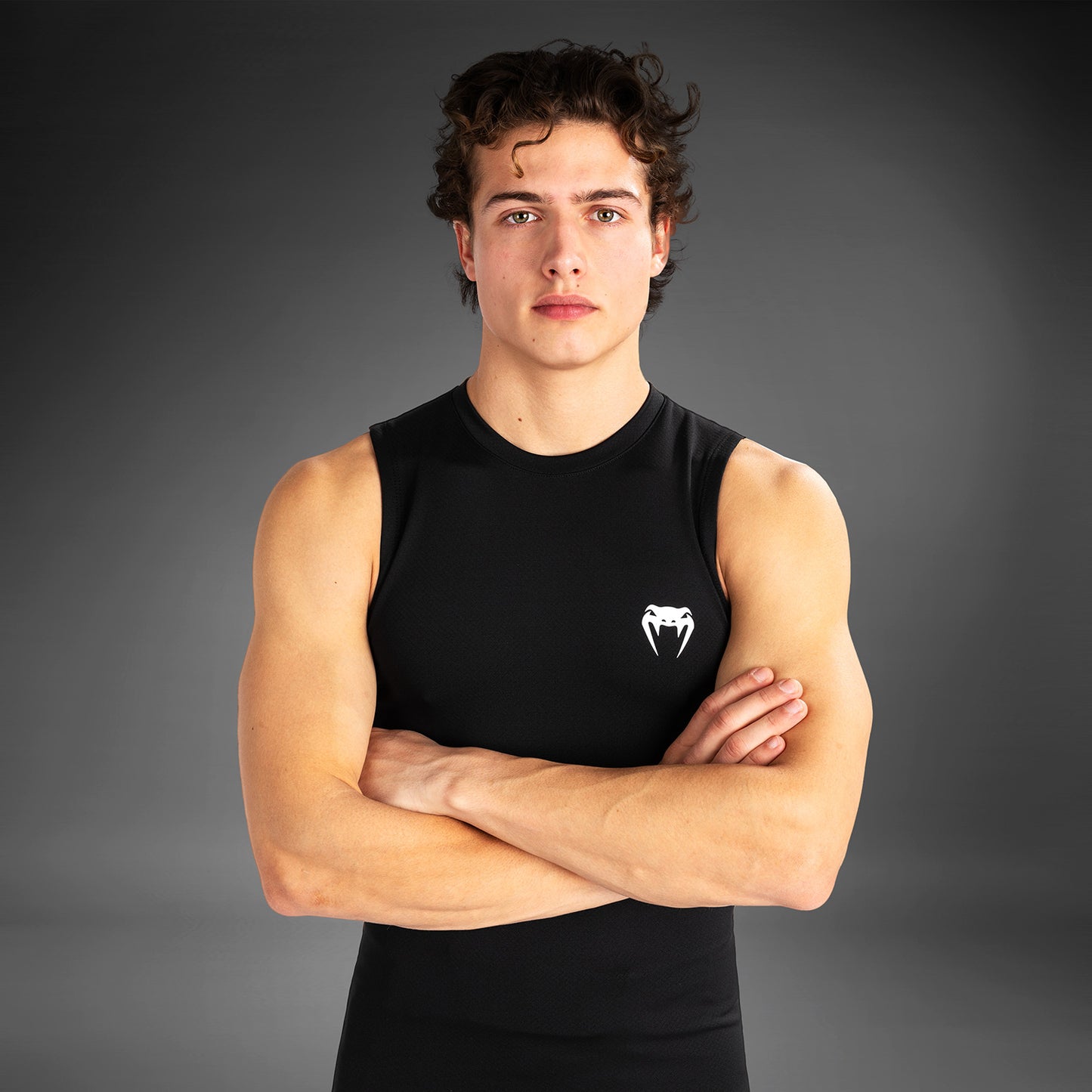 Venum Contender Men’s Sleeveless Rashguard - Black/White