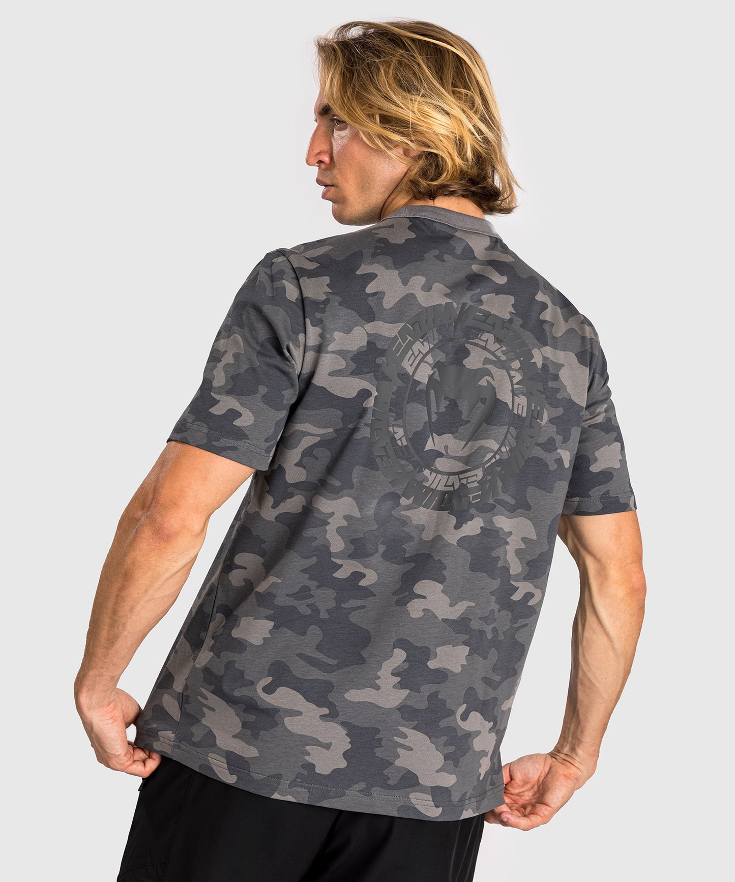 Venum Vortex XL Men's T–Shirt - Anthracite Camo