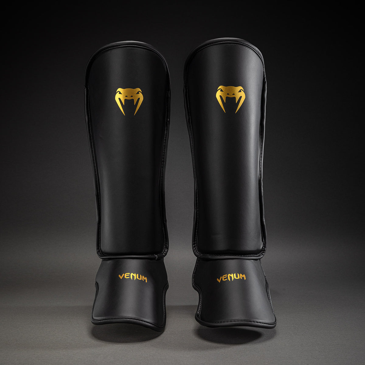 Venum Contender 1.5 Shin Guards - Black/Gold