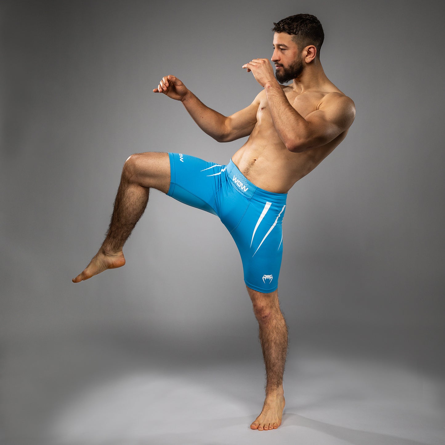 Venum x WOW FC Men’s Vale Tudo Shorts - Pacific Blue