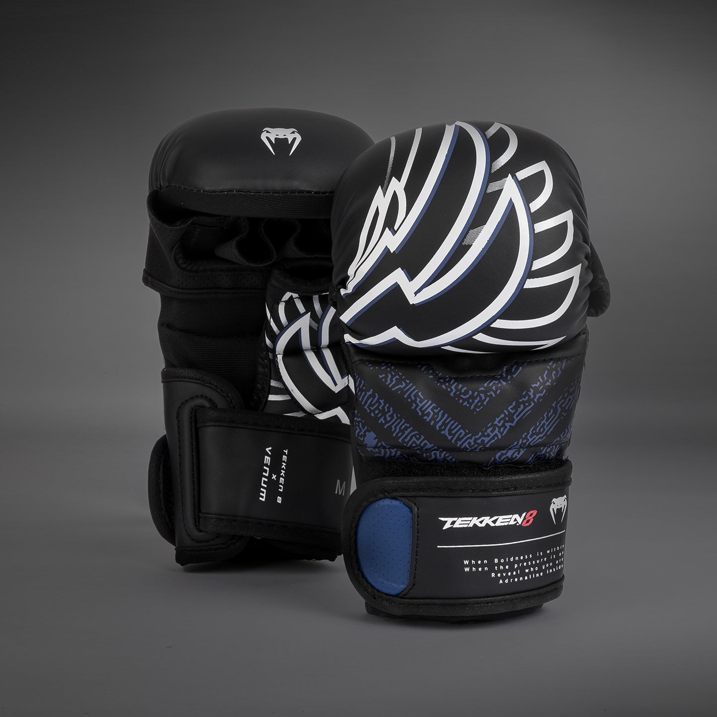 Venum x TEKKEN 8 - Jin Kazama Sparring Gloves - Blue/Black/White