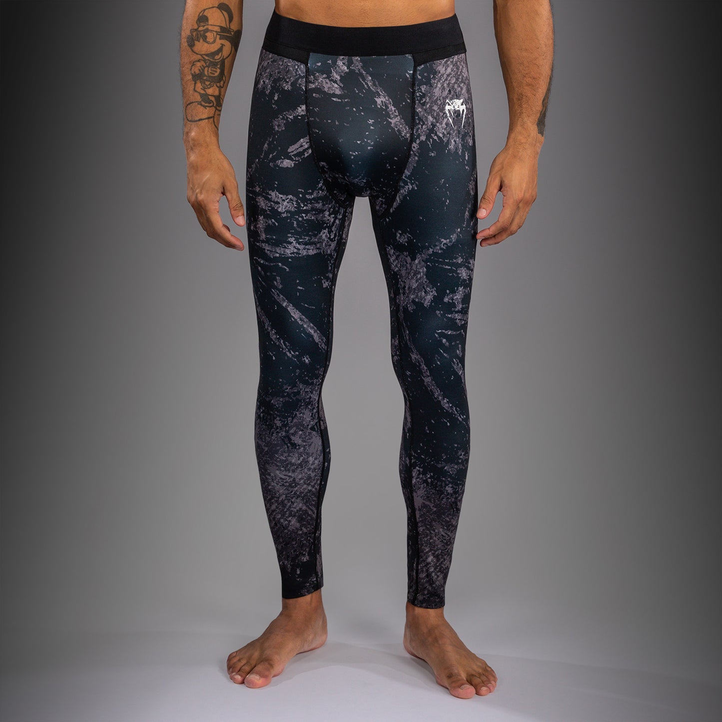 Venum Rage & Workout Compression Pants - Black/Grey