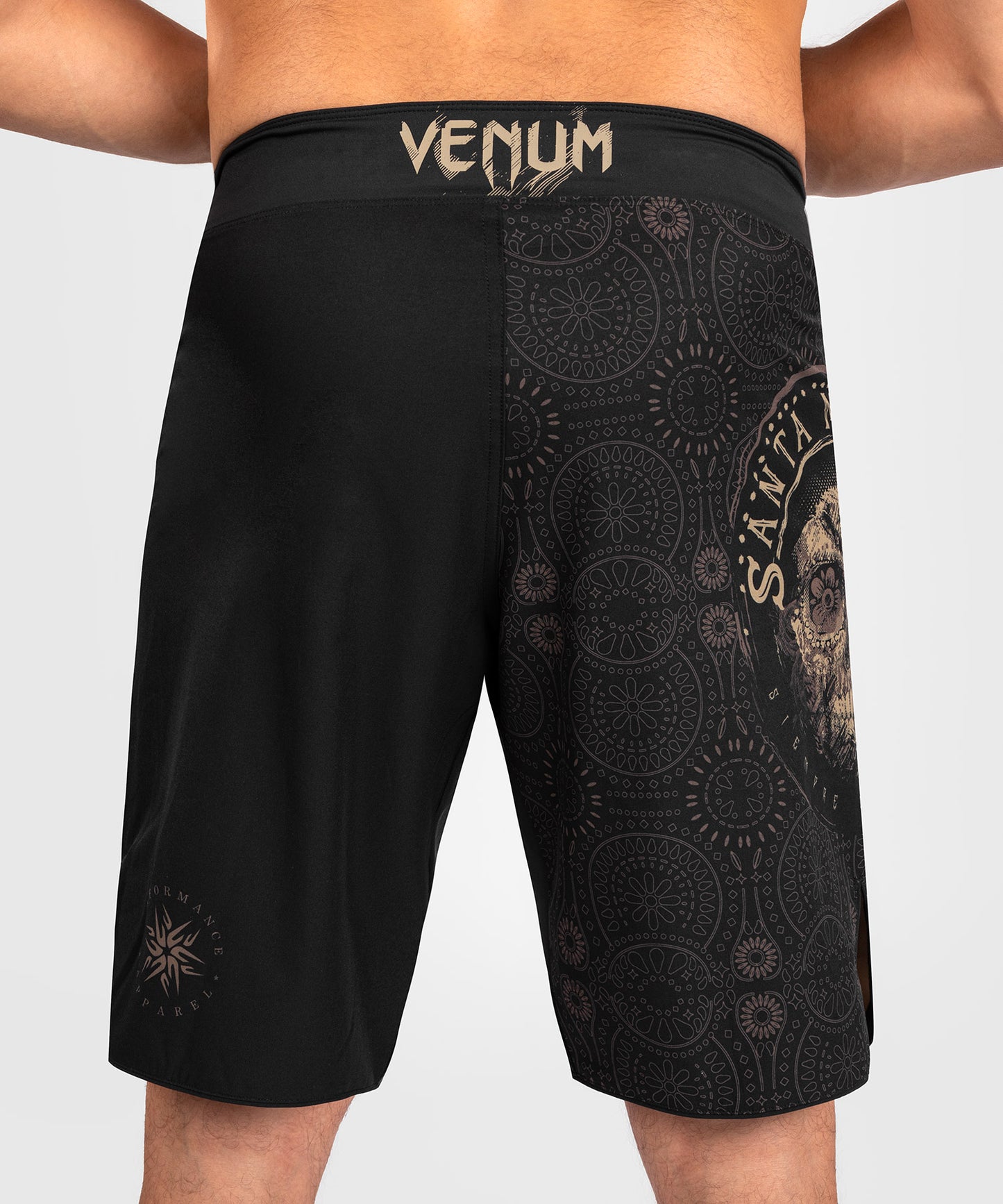 Venum Santa Muerte Dark Side - Fightshorts - Black/Brown