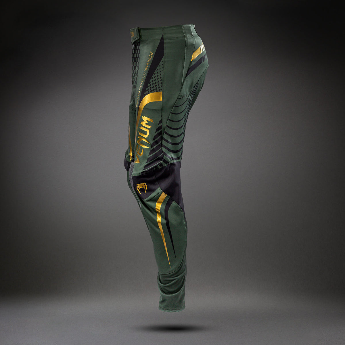 Venum MX Challenger Pants - Black/Green/Gold