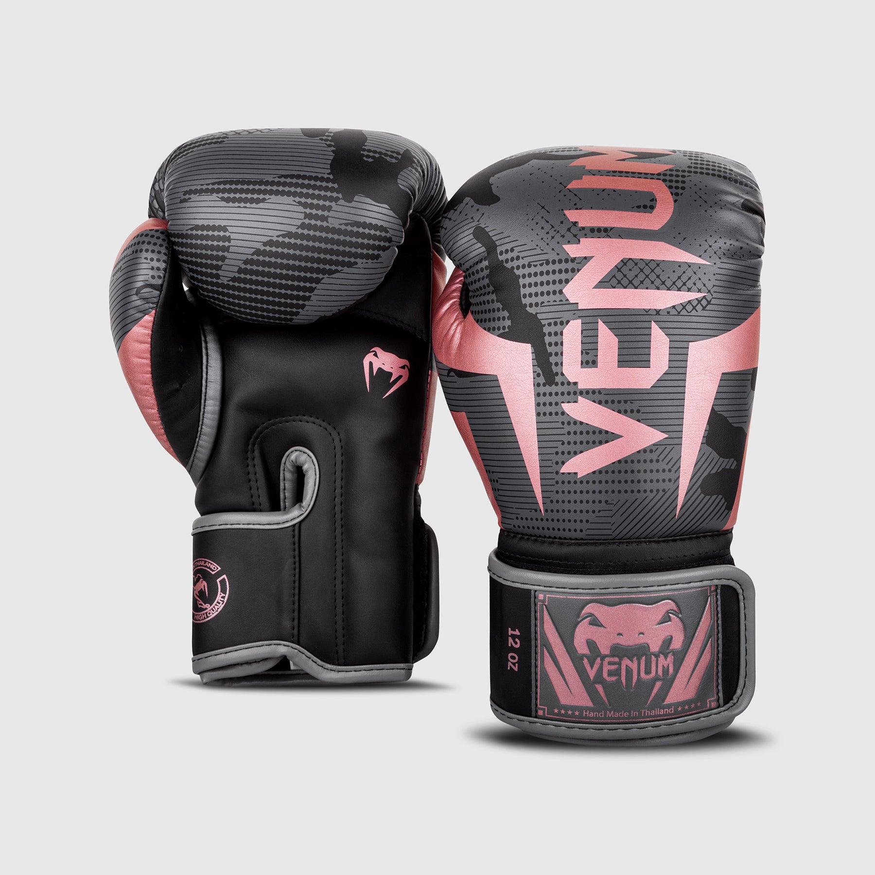 Venum Elite Boxing Gloves – Camo/Pink