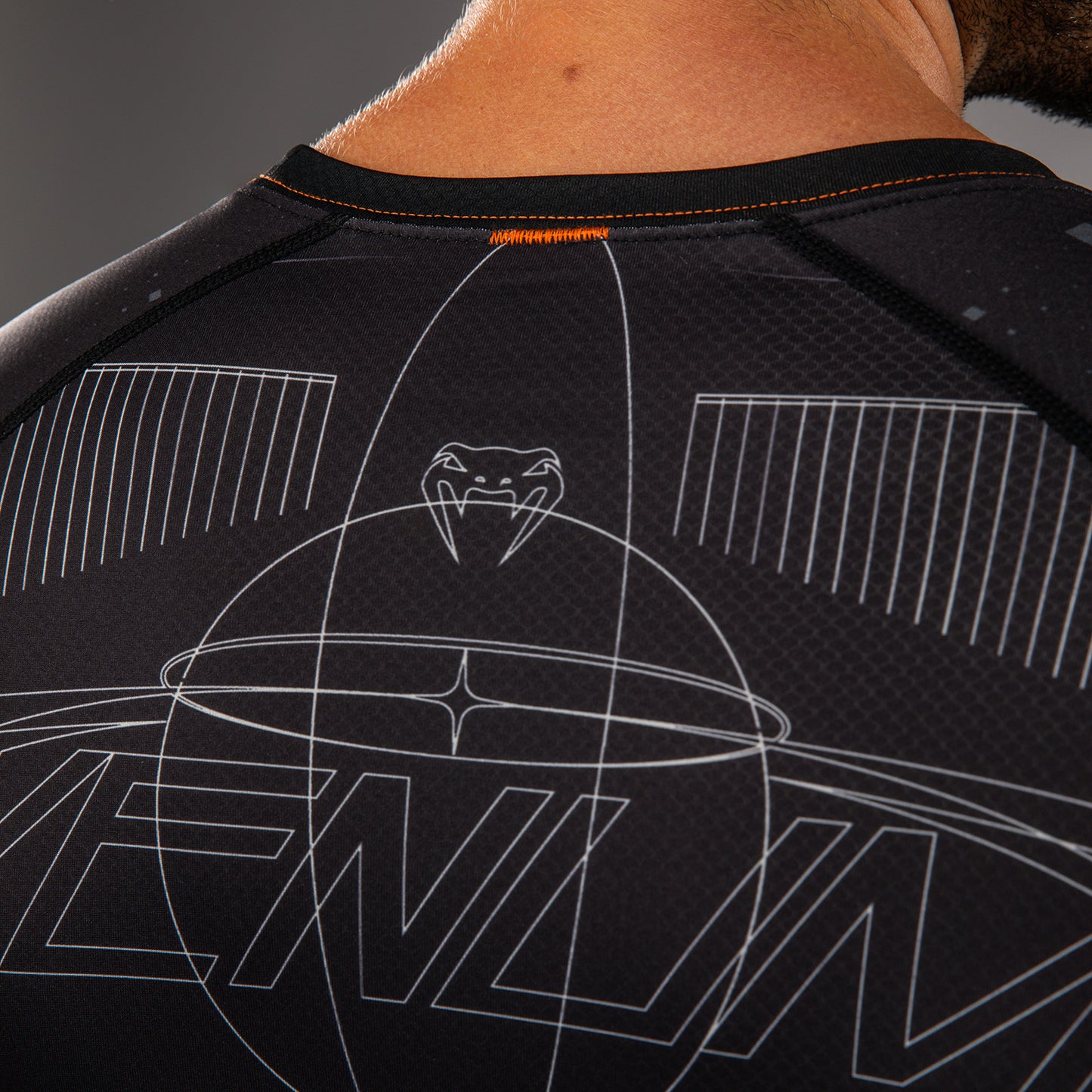Venum Eclipse Long Sleeve Rashguard - Black/Ivory