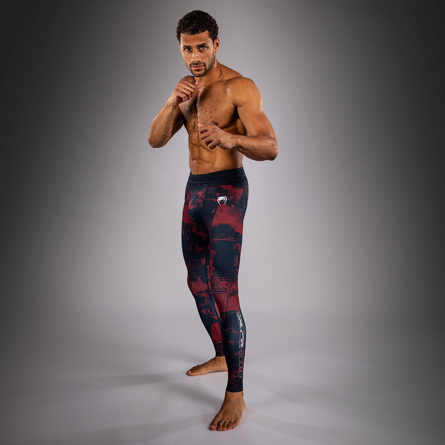Men’s UFC Zenith by Venum Burgundy Authentic Fight Week Performance Tight