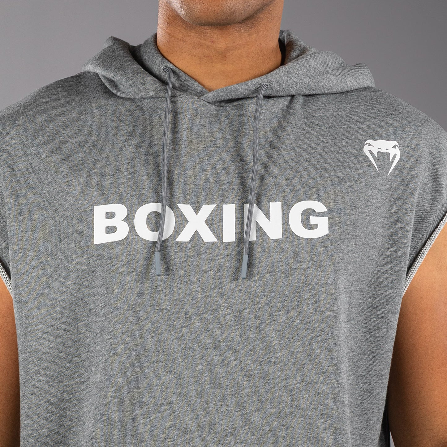Venum Boxing VT Sleeveless Hoodie - Heather Grey