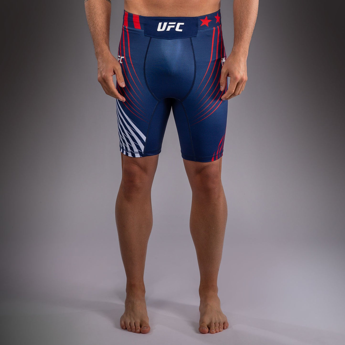 Men's Official UFC Freedom 250 by Venum Blue Authentic Fight Night Vale Tudo Short