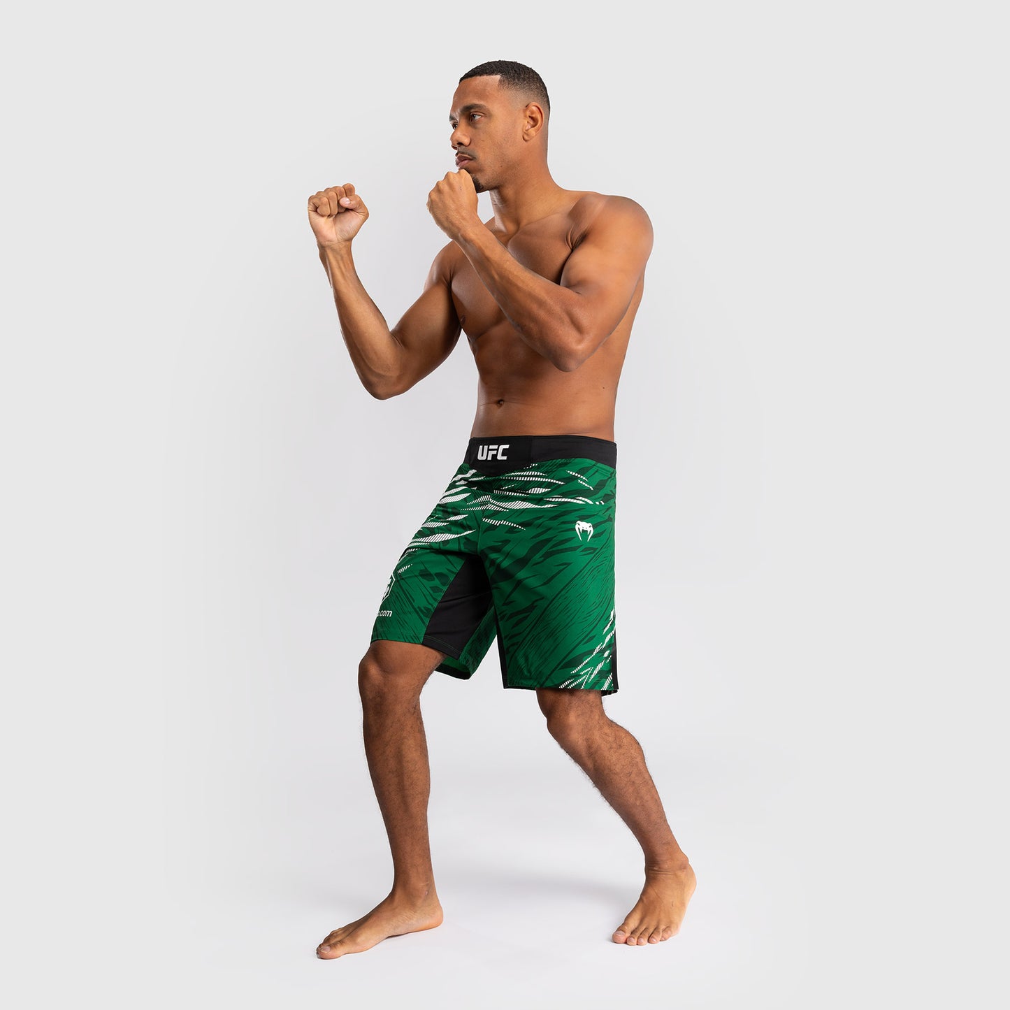 UFC Fusion by Venum Personalized Authentic Fight Night Men's Fight Short - Long Fit - Green