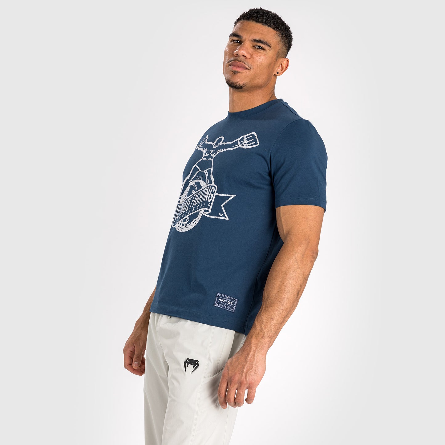 UFC by Venum Ulti-Man T-Shirt - Navy Blue/ White