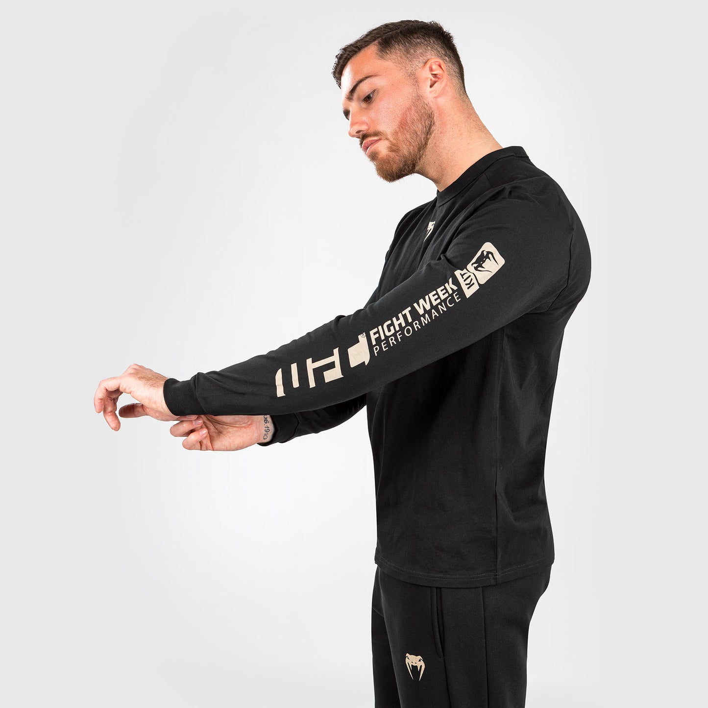 UFC Adrenaline by Venum Fight Week Men’s Long-sleeve T-shirt - Black