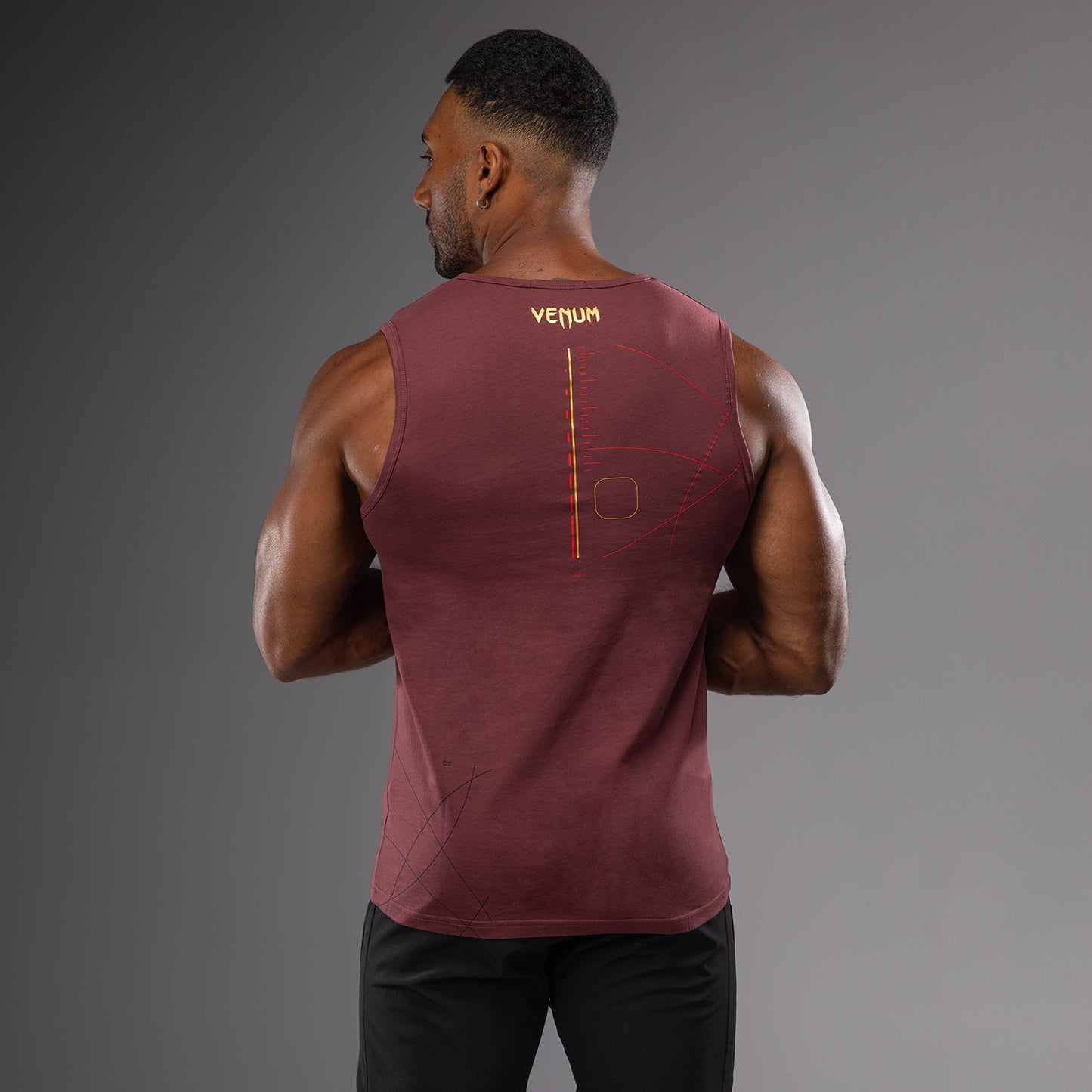 Venum Tactical XT Tank Top - Black/Burgundy/Gold