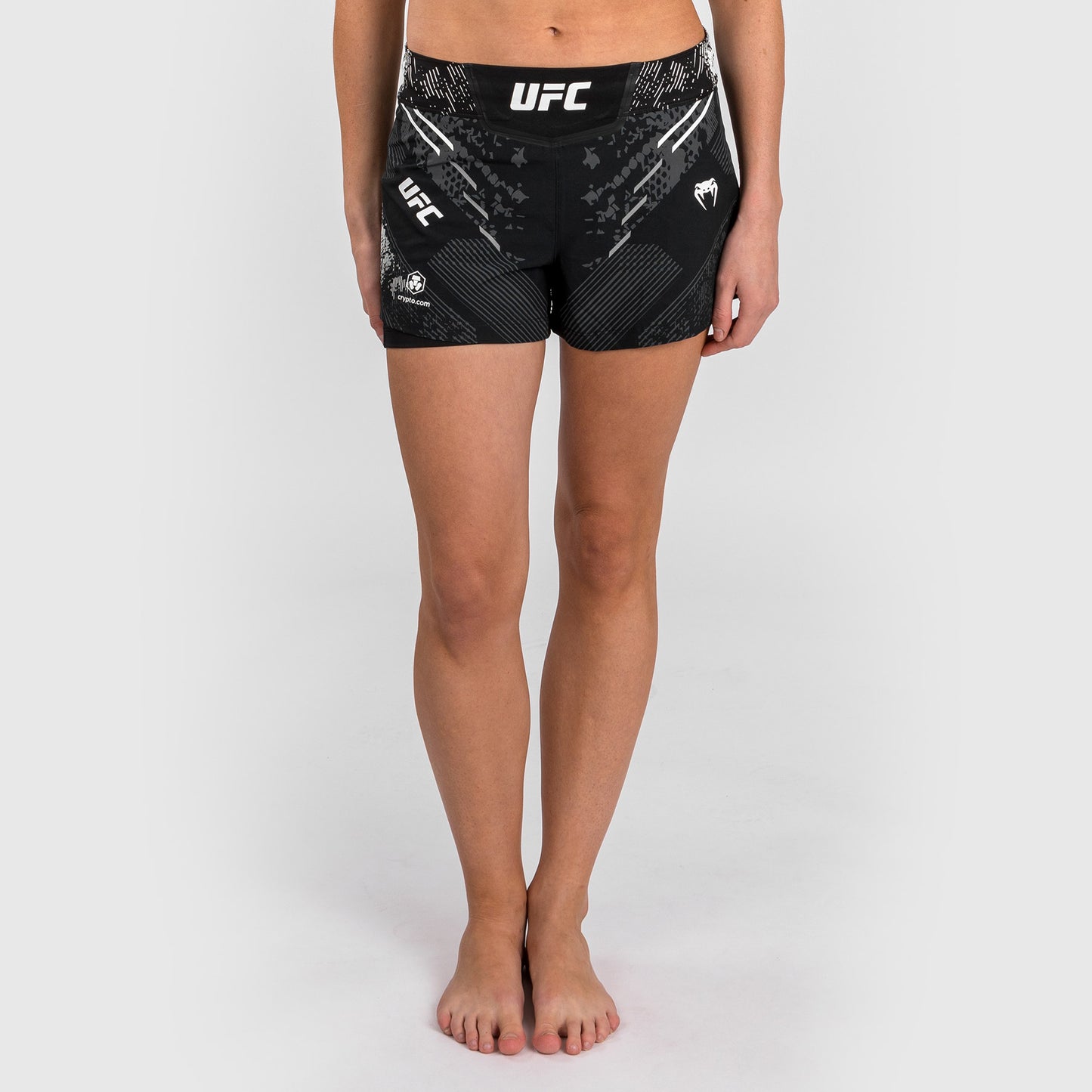 UFC Adrenaline by Venum Personalized Authentic Fight Night Women’s Fight Short - Black