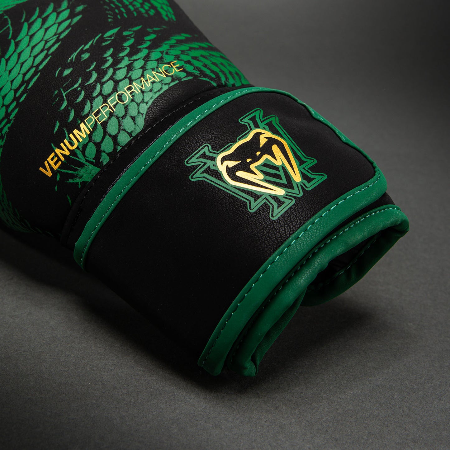 Venum Matupa Boxing Gloves - Black/Green/Gold