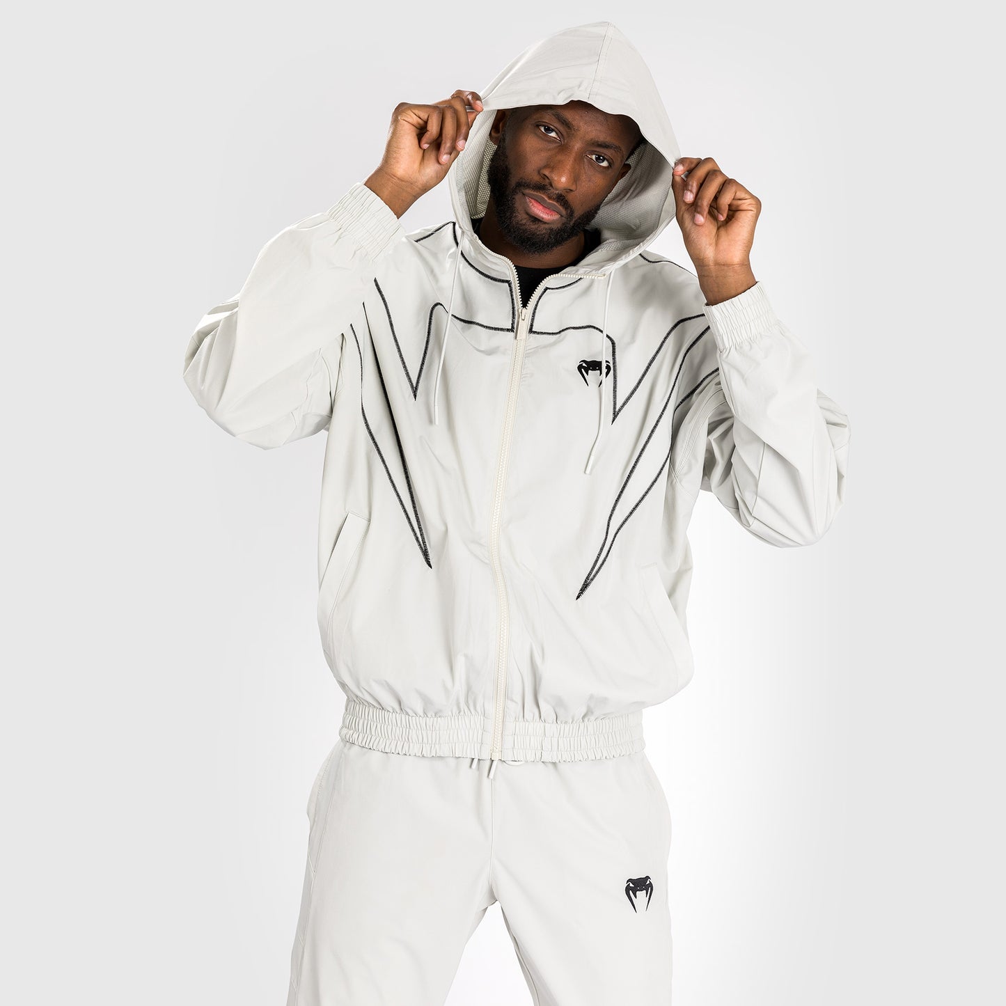 Venum Attack 90 Tracksuit Jacket - Sand/Black