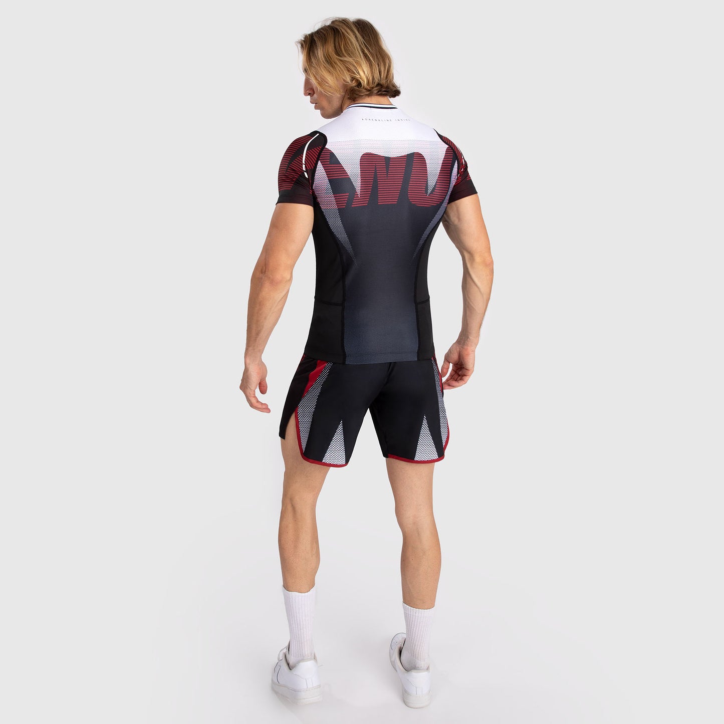 Venum Adrenaline Men's Short Sleeve Rashguard - Red
