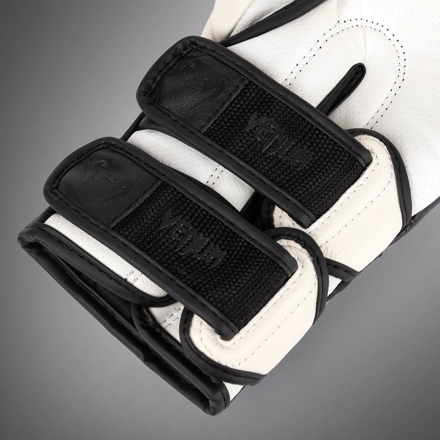 Venum Reverso Boxing Gloves - Snow White/Black