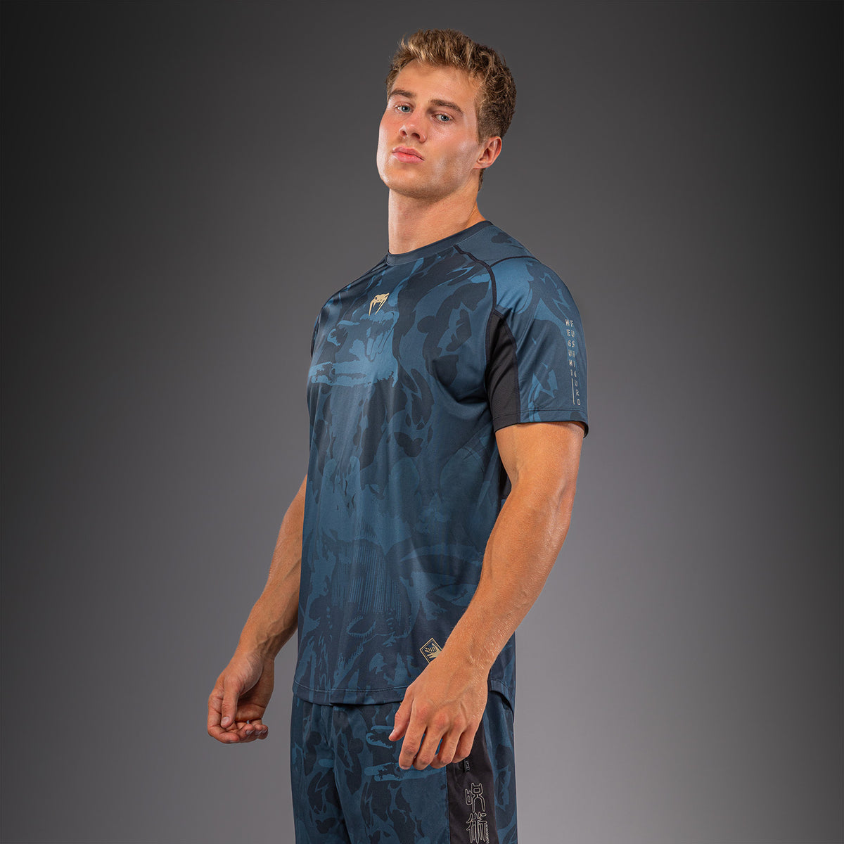 Jujutsu Kaisen x Venum Fushiguro Dry-Tech T-Shirt - Ocean Blue