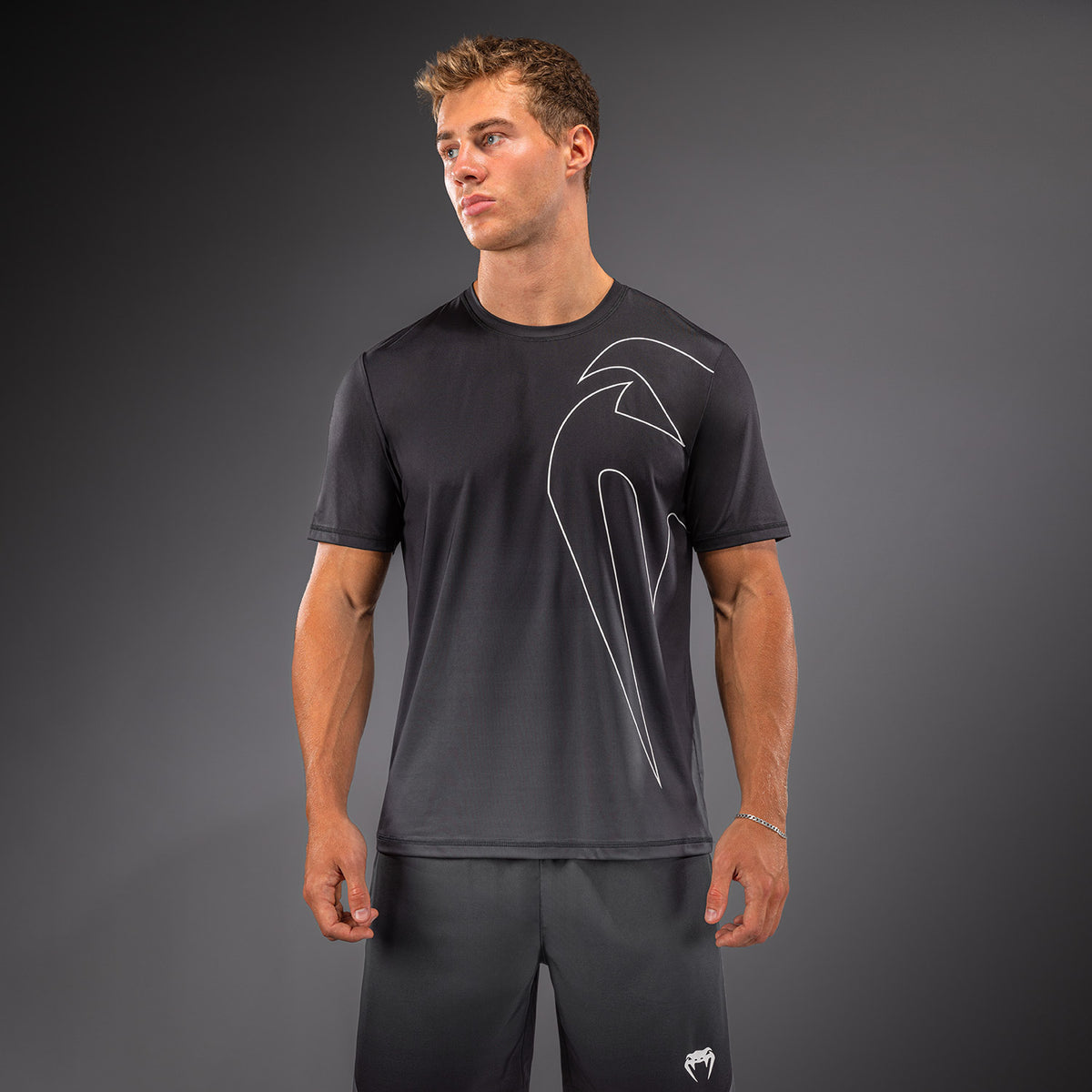 Venum Giant Shift Dry Tech T-Shirt - Black/Grey