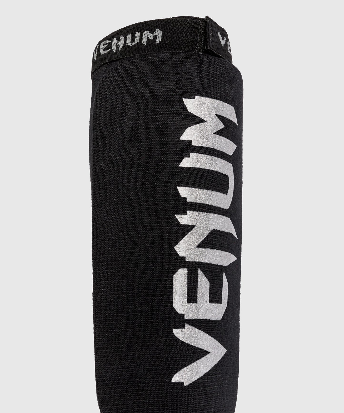 Venum Kontact Shin Guards - Black/Silver