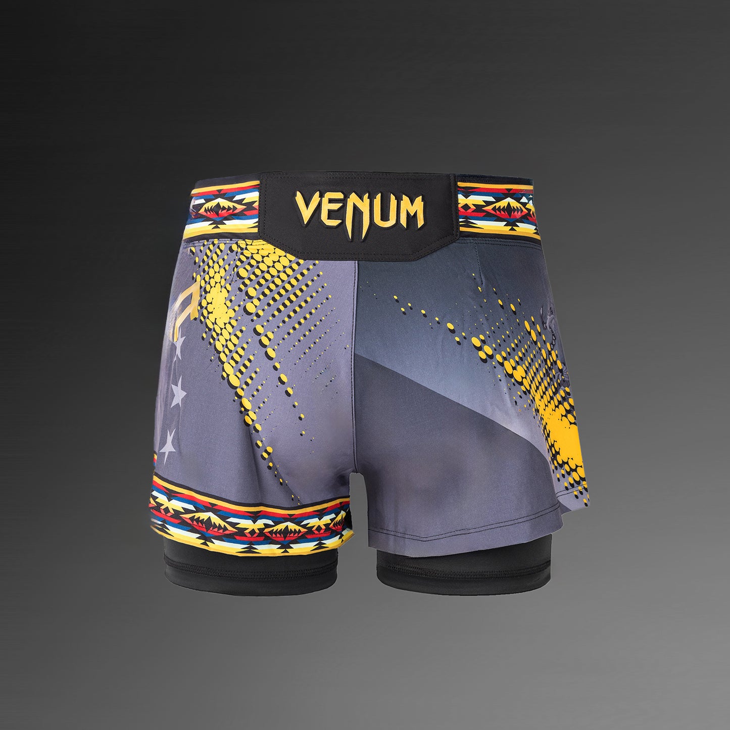 Women’s UFC Unrivaled by Venum Black Julianna Peña Short Fit Fight Short