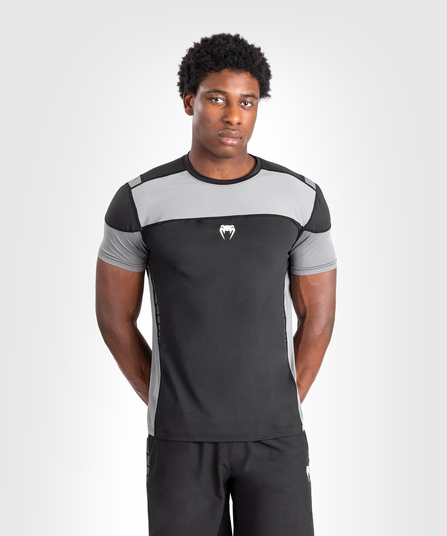 Venum Tempest Men's Dry-Tech T-Shirt - Black/Grey