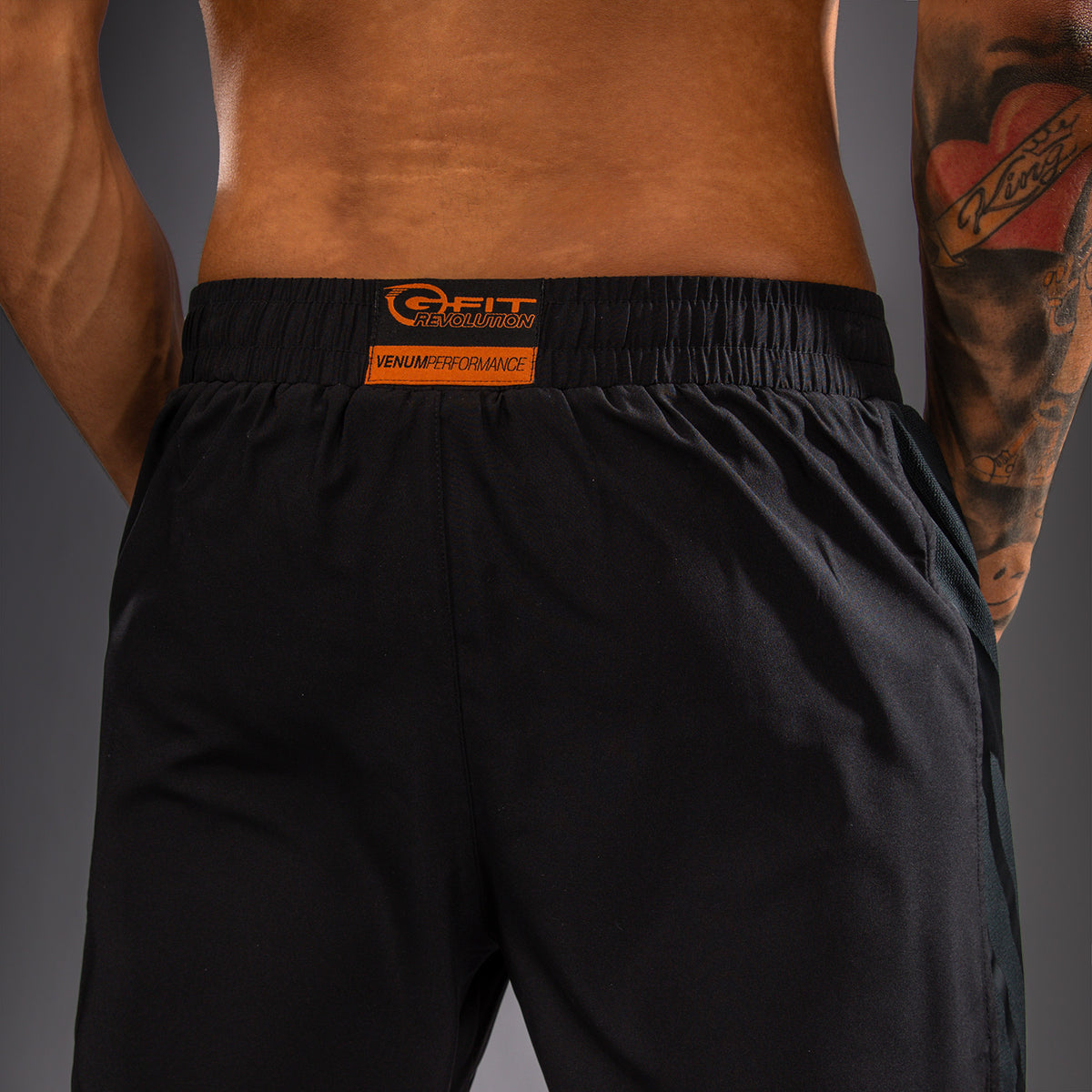 Venum G-Fit Revolution Training Shorts - Black/Copper