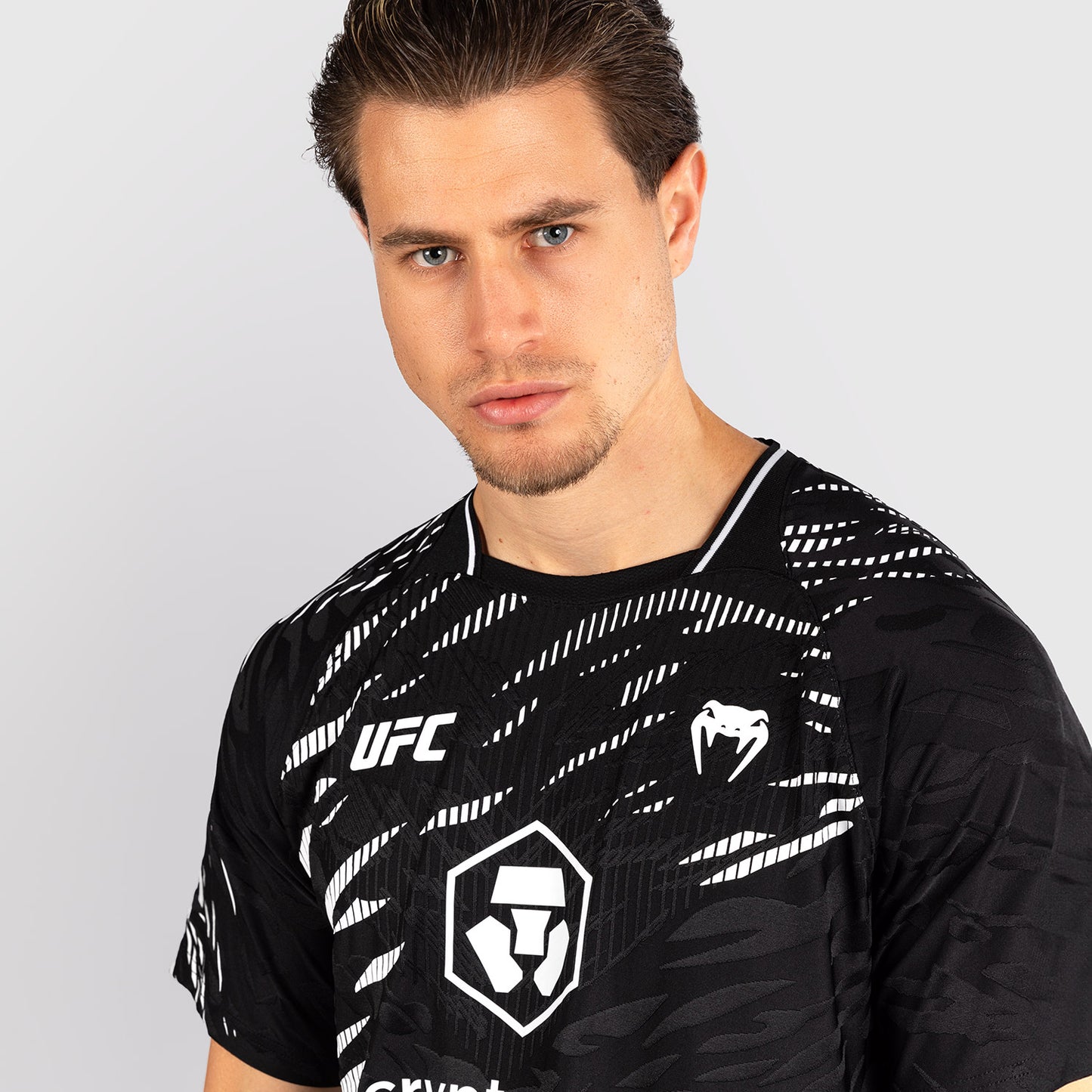 UFC Fusion by Venum Personalized Authentic Fight Night Men's Walkout Jersey - Black