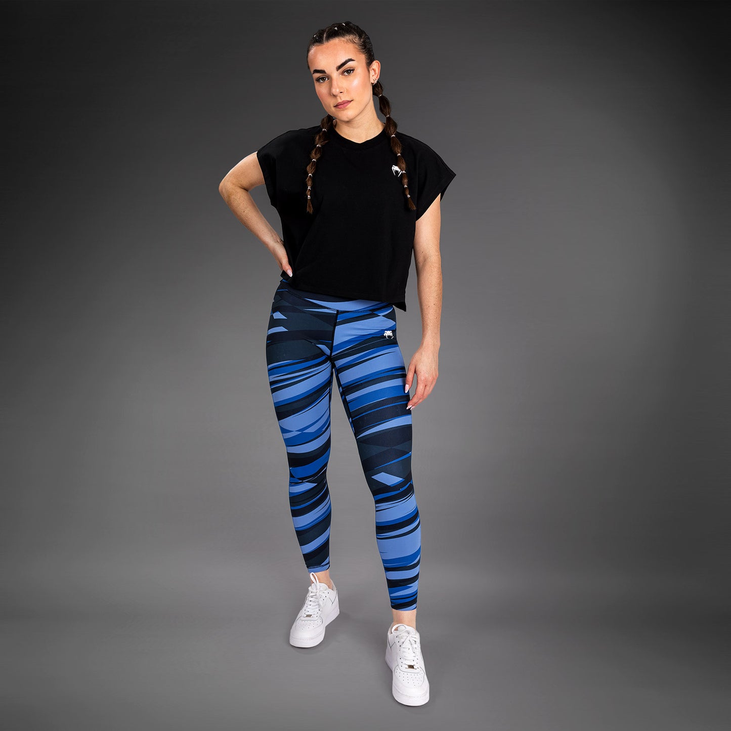 Venum Abyss T-shirt Cropped - Deep Black