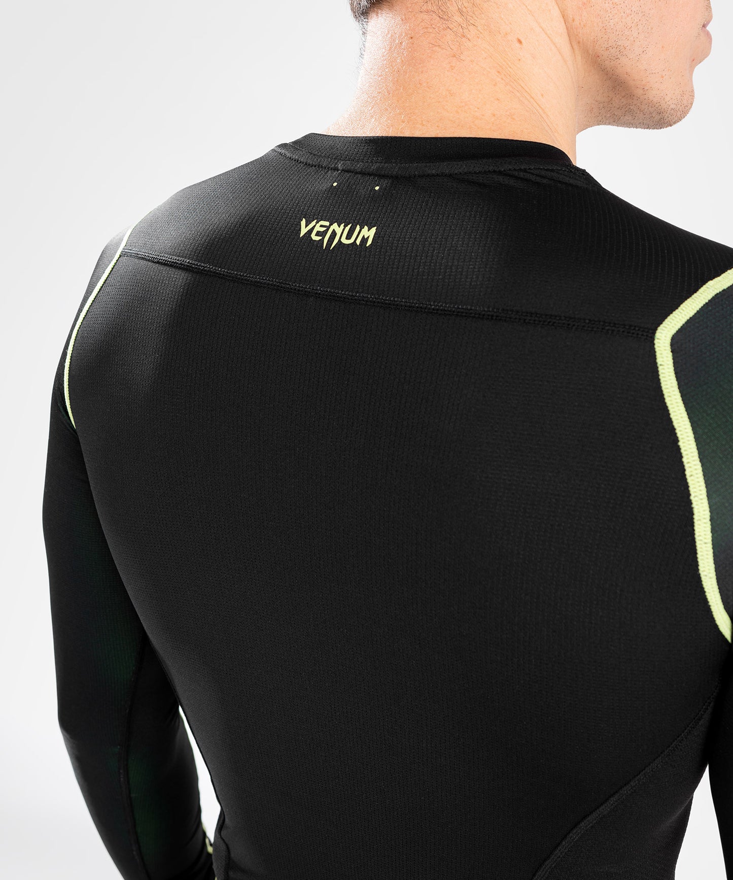Venum Fusion 2.0 Rashguard long sleeves - Black/Yellow