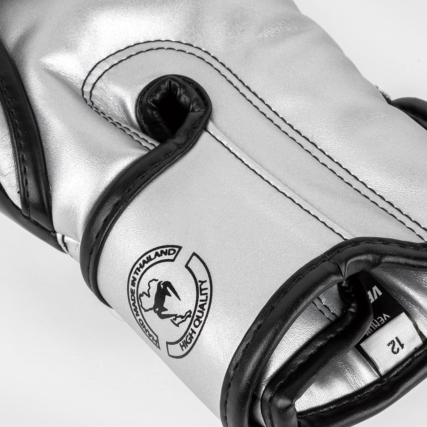 Venum Elite Boxing Gloves - Silver/Black