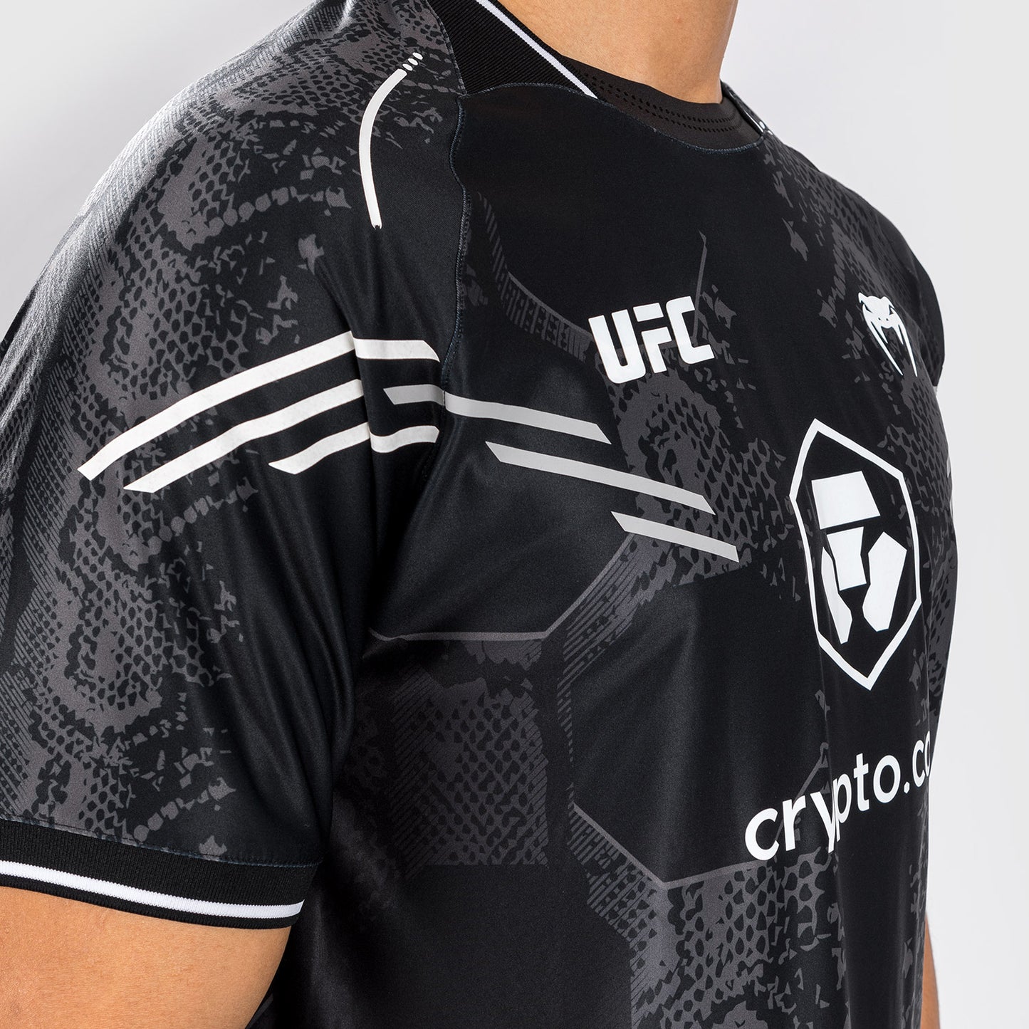 UFC Adrenaline by Venum Authentic Fight Night Menâ€™s Walkout Jersey - Black