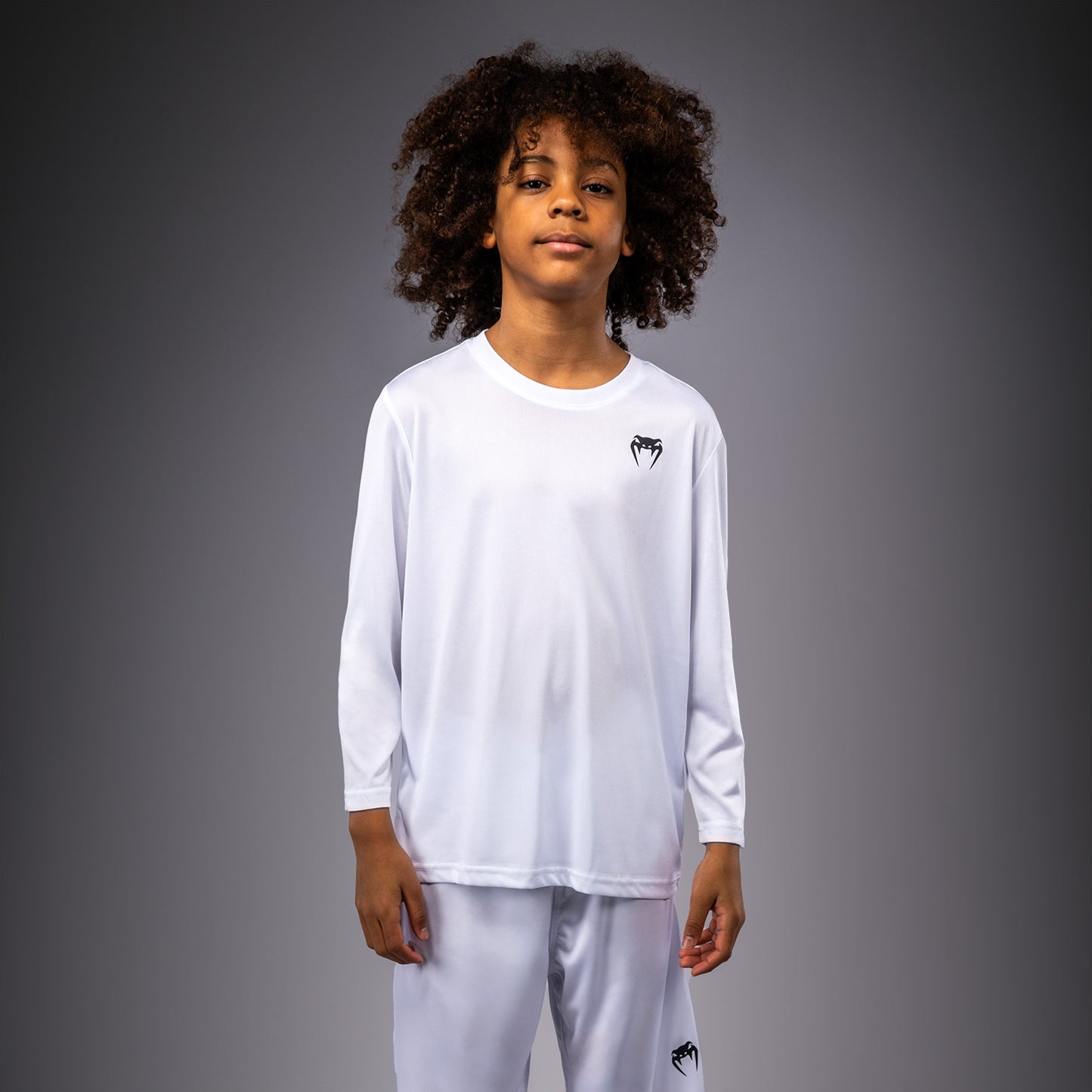 Venum Lineup Youth Performance Long Sleeve T-Shirt - Red/White