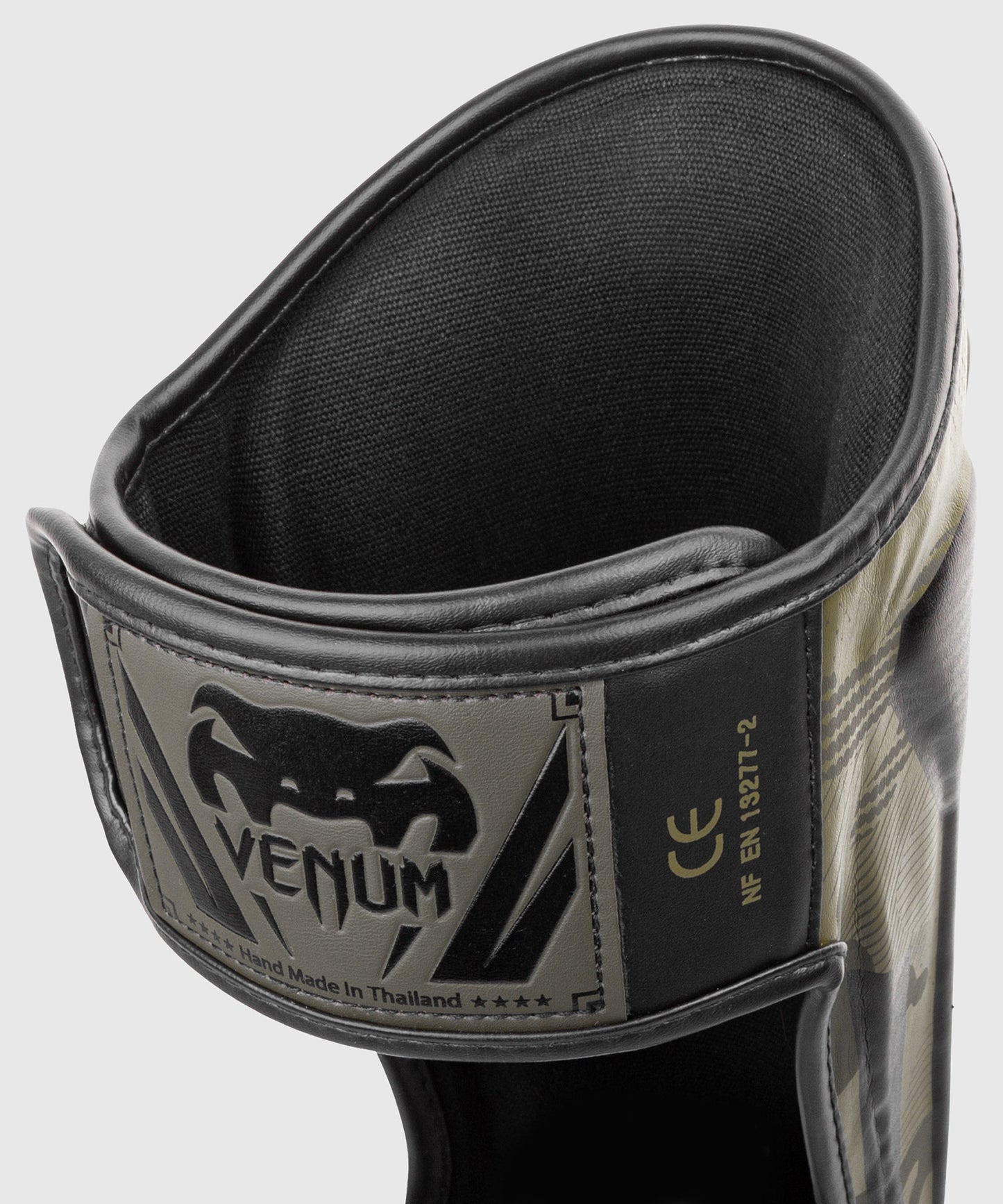 Venum Elite Shin Guard - Khaki Camo