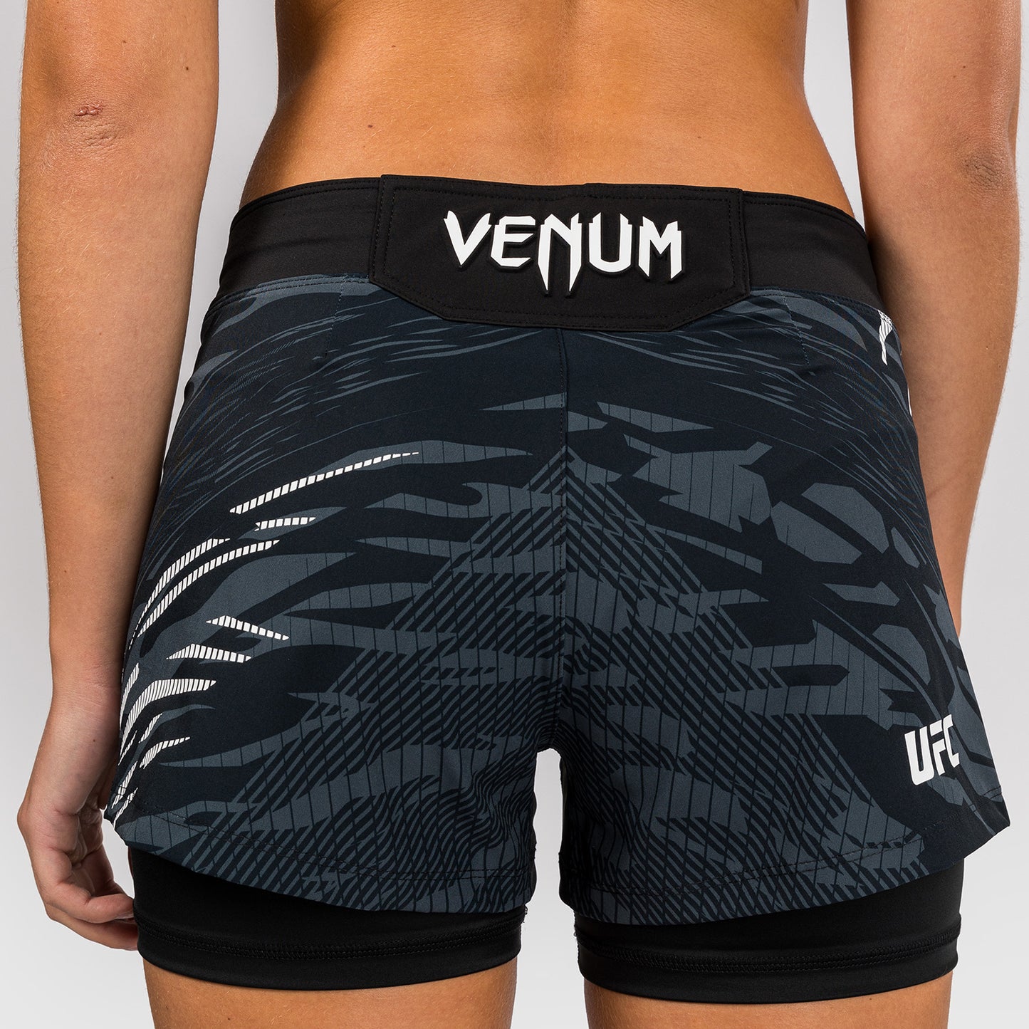 UFC Fusion by Venum Personalized Authentic Fight Night Women's Fight Short - Black