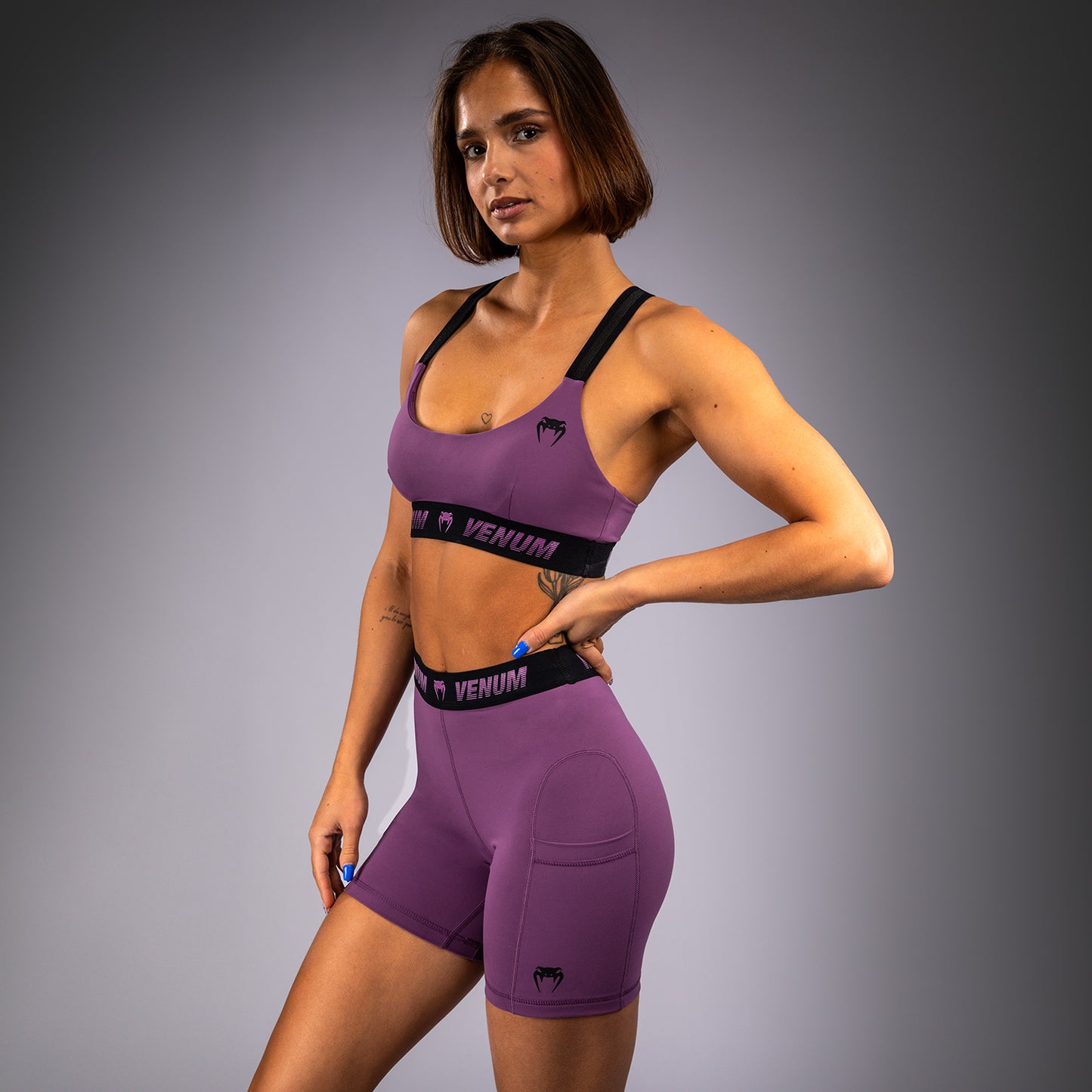 Venum Elevate Women Long ValeTudo Shorts- Liliac