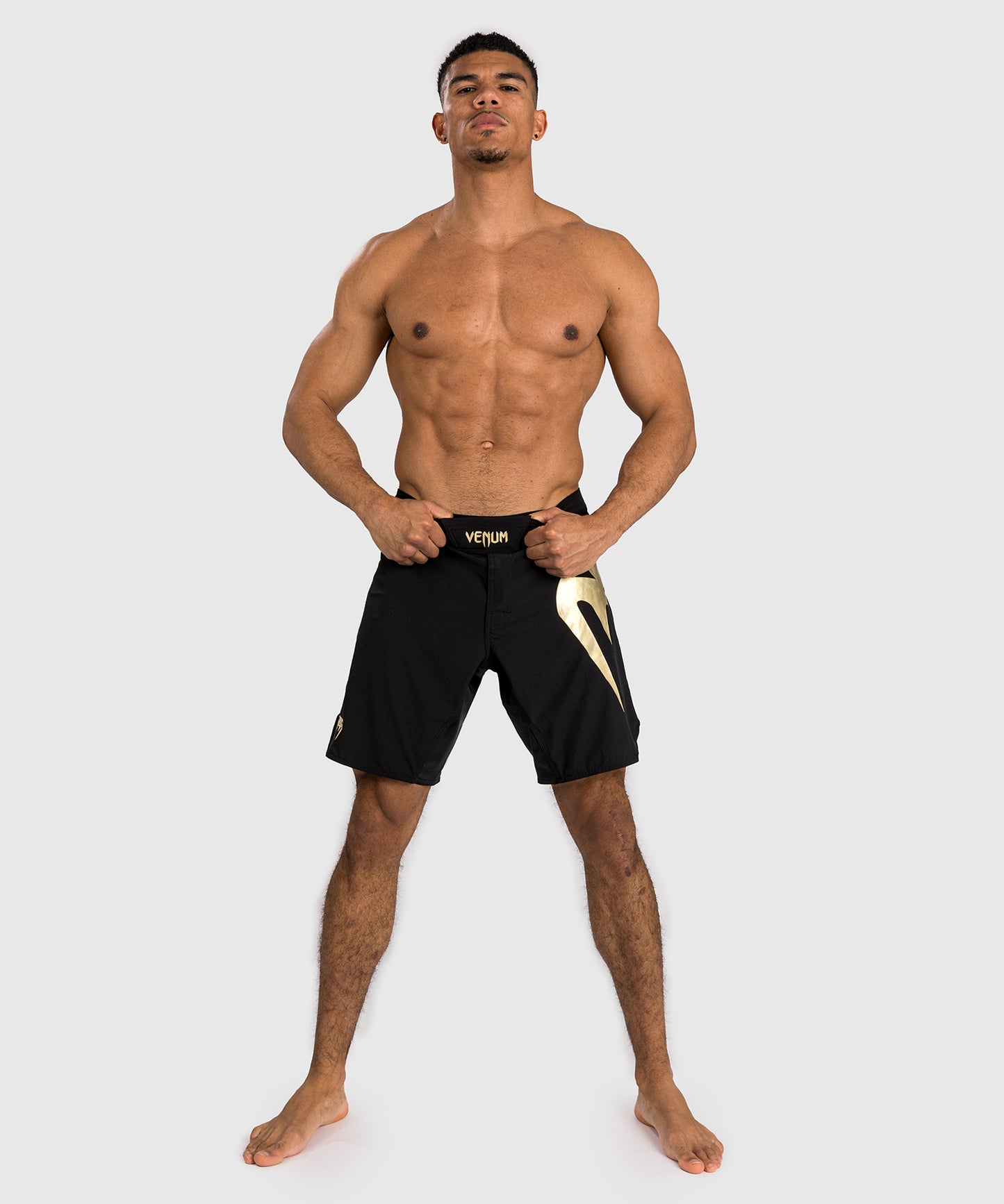 Venum Light 5.0 Fight Shorts - Black/Gold