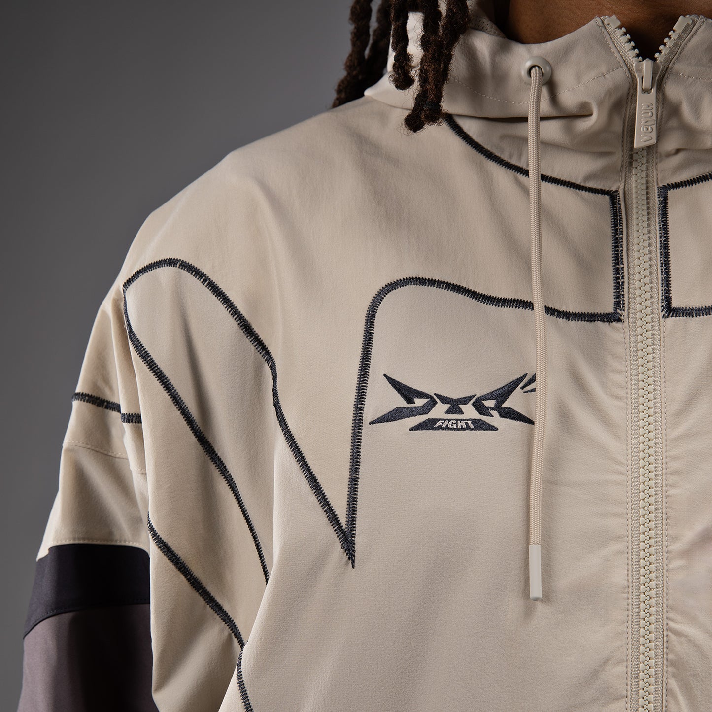 Venum x DTR Fight Attack 90 Tracksuit Jacket - Off-White