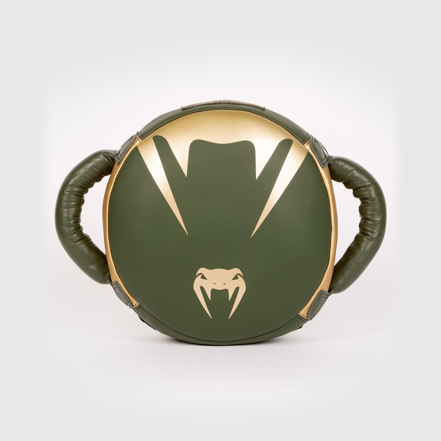 Venum Pro Boxing Mini Round Punch Shield - Khaki/Gold