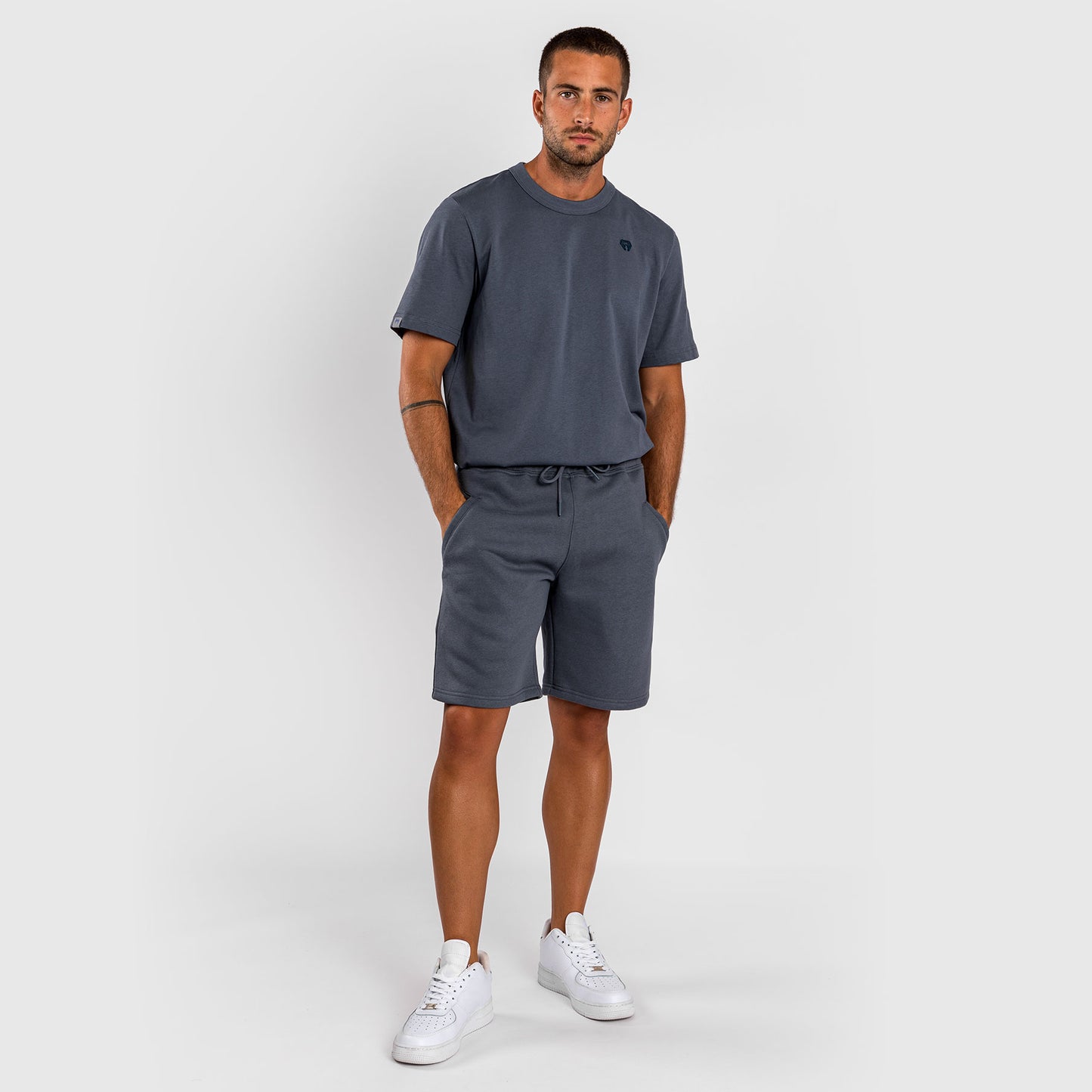 Venum Silent Power Cotton Short - Navy Blue